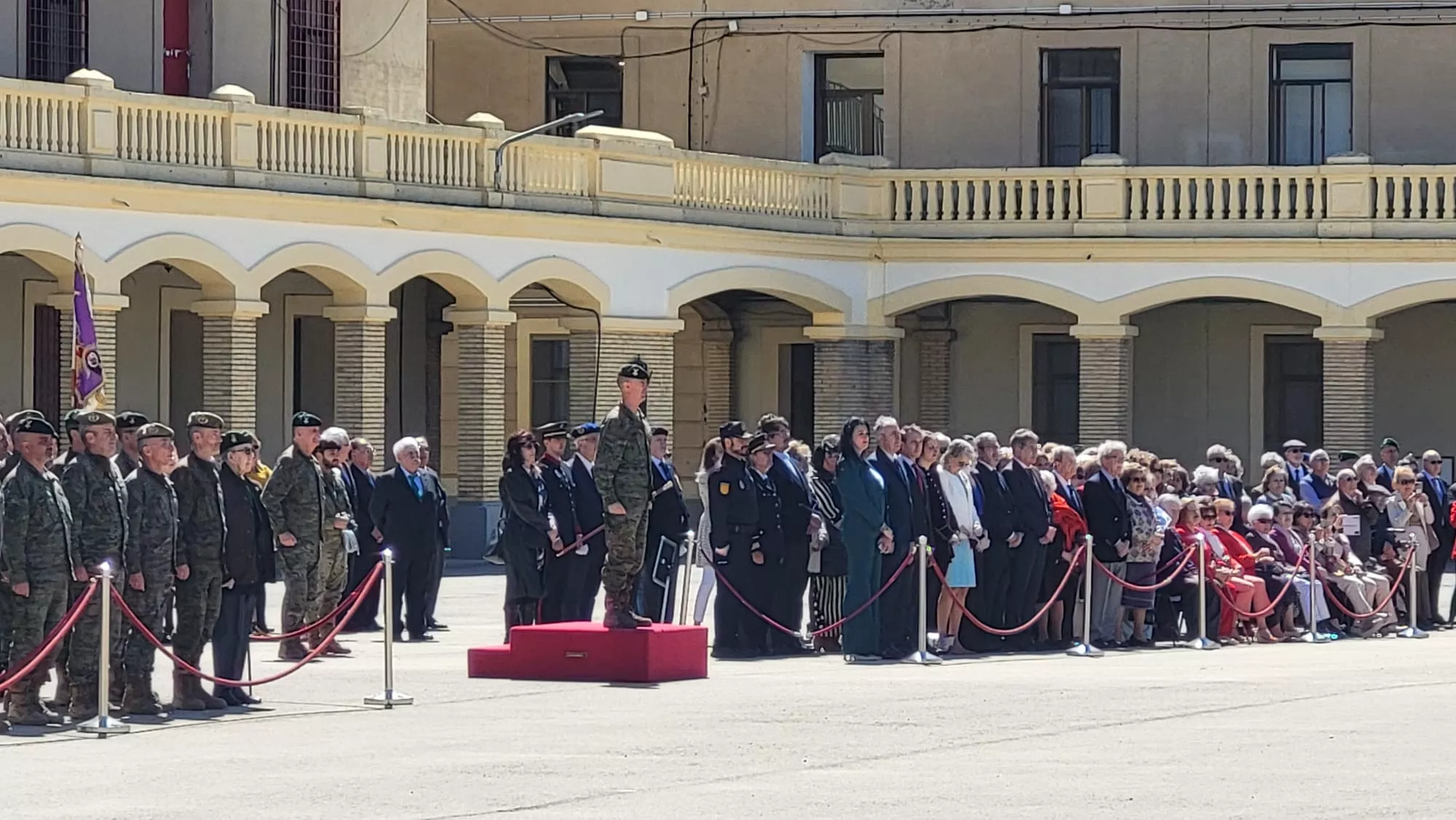 Celebración de San Hermenegildo en el cuartel Sancho Ramírez