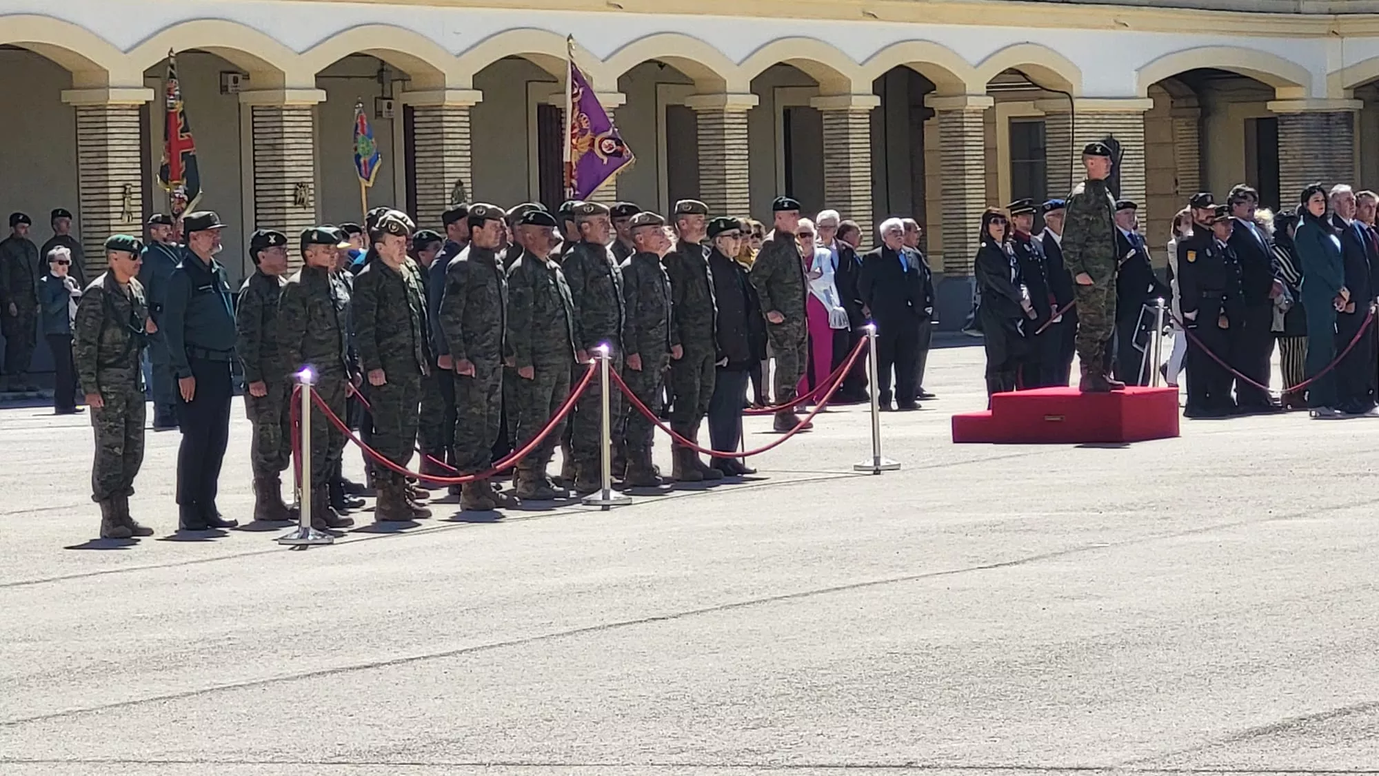 Celebración de San Hermenegildo en el cuartel Sancho Ramírez