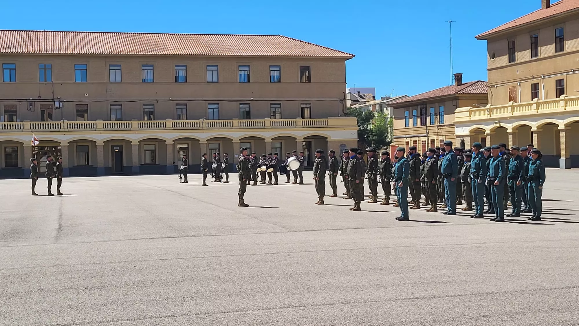 Celebración de San Hermenegildo en el cuartel Sancho Ramírez