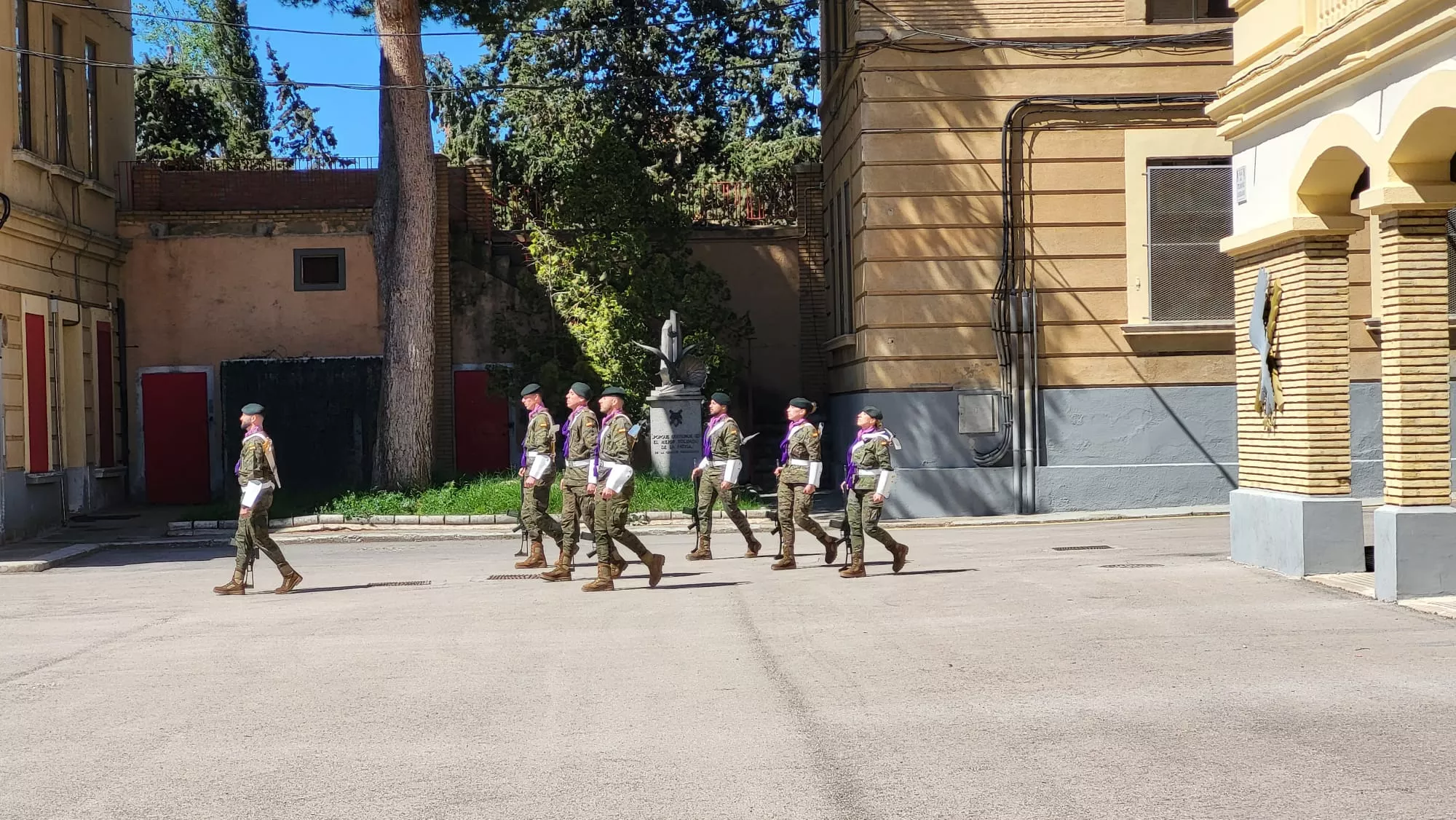 Celebración de San Hermenegildo en el cuartel Sancho Ramírez