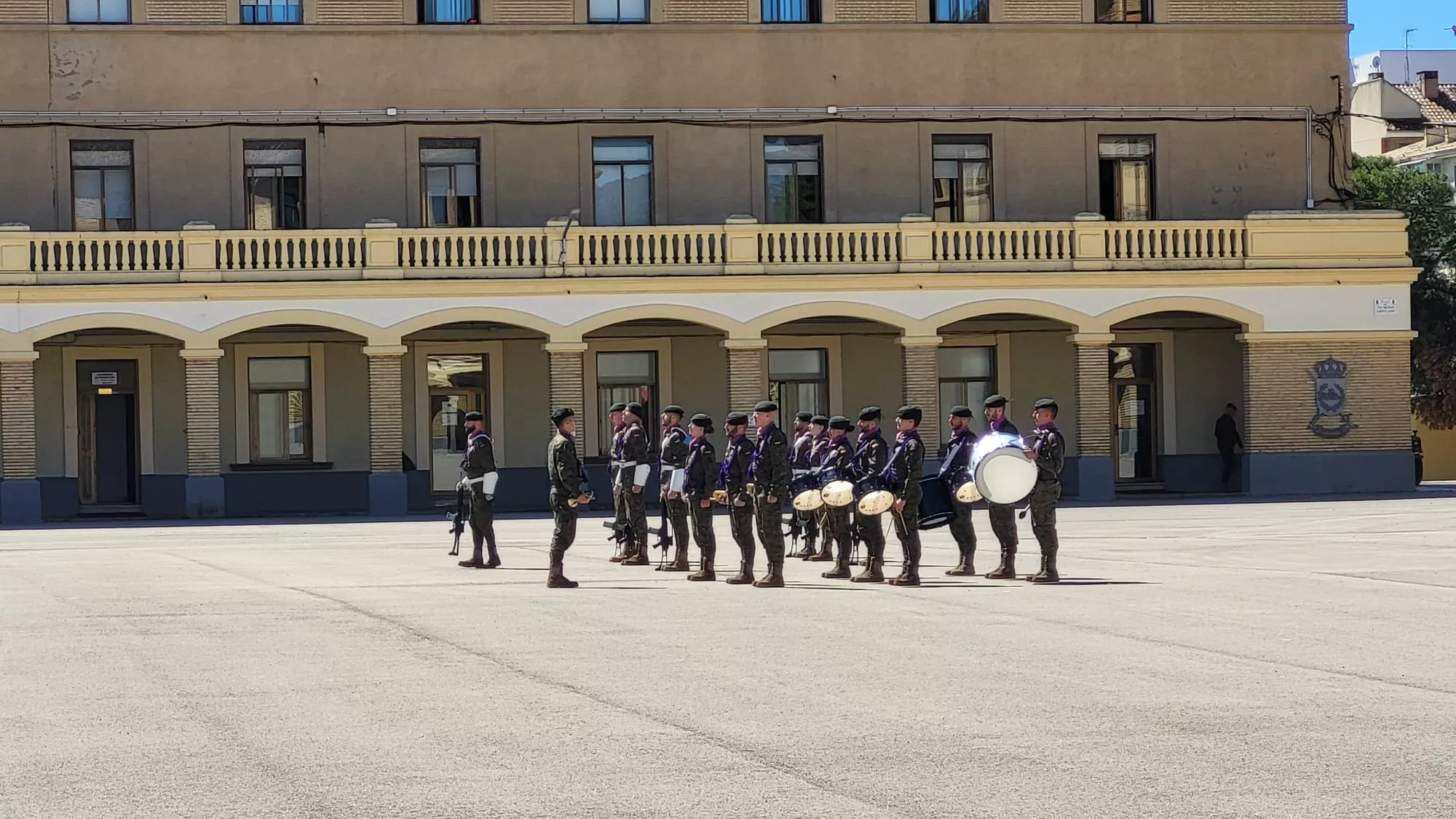 Celebración de San Hermenegildo en el cuartel Sancho Ramírez