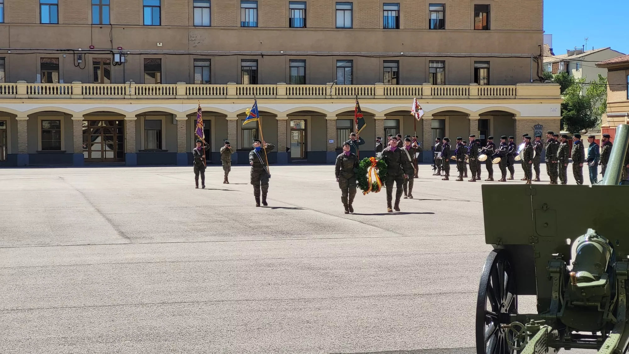Celebración de San Hermenegildo en el cuartel Sancho Ramírez