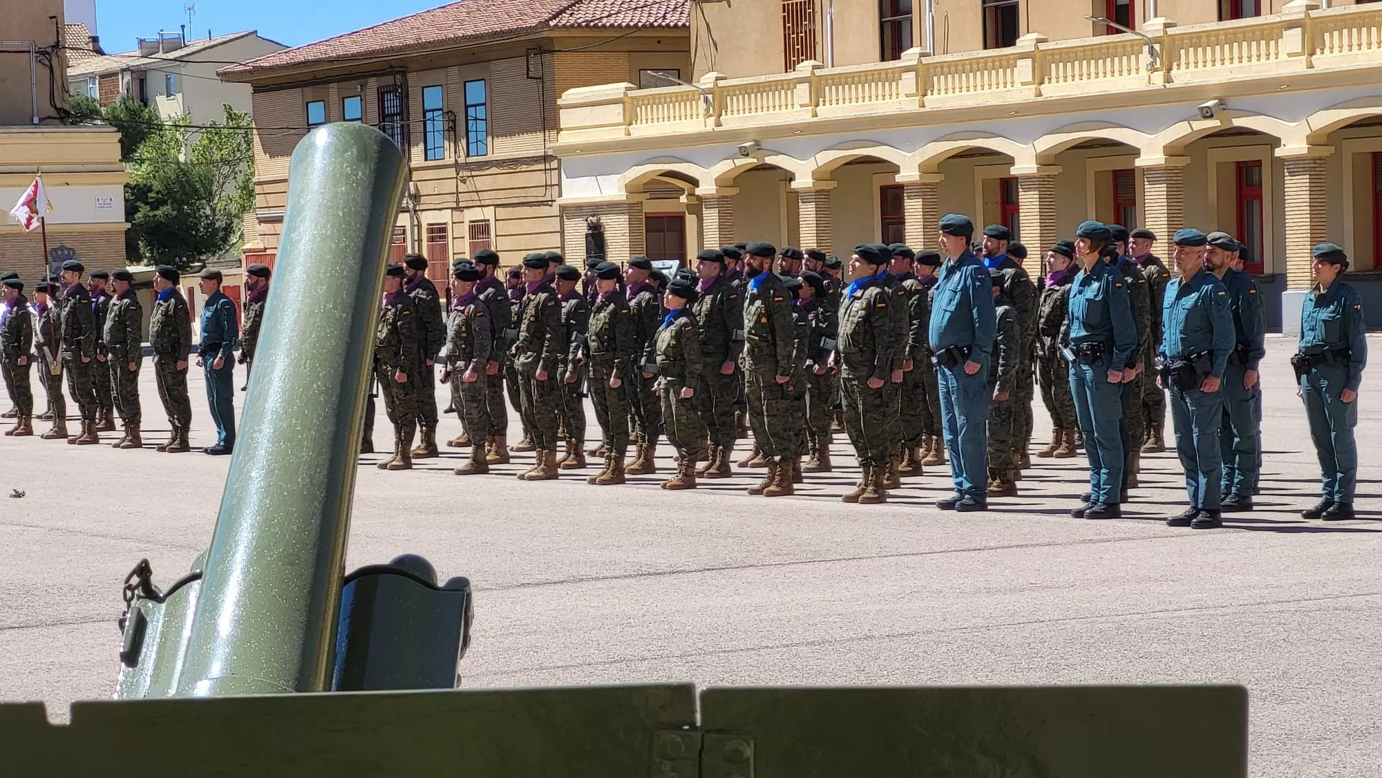 Celebración de San Hermenegildo en el cuartel Sancho Ramírez
