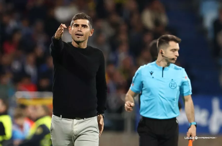 Antonio Hidalgo, en la banda de La Romareda.