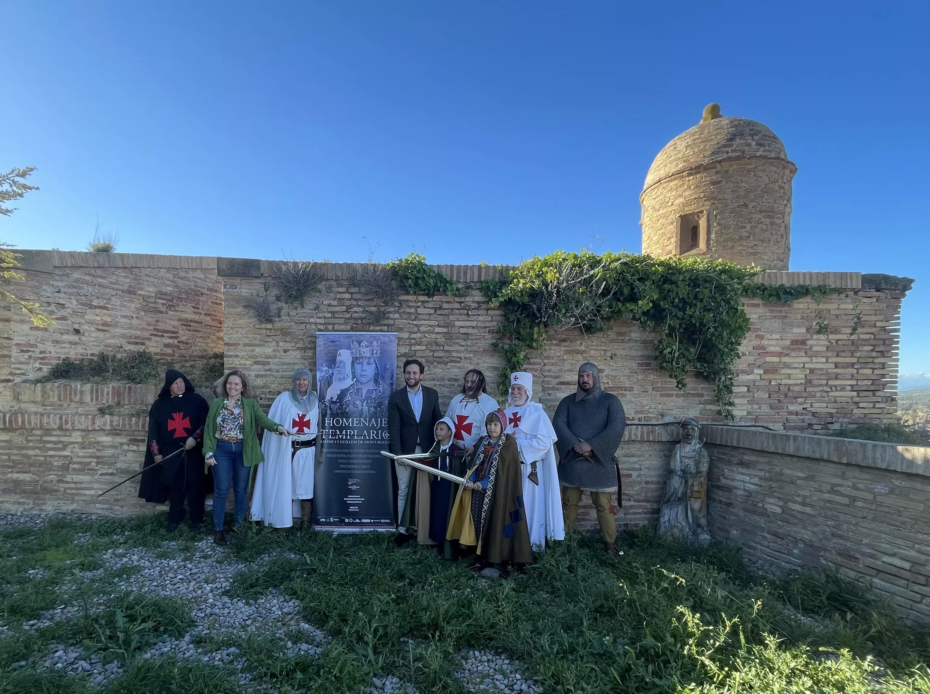 Presentación del cartel del Homenaje Templario a Jaime I y Guillem de Mont-rodón. Presentación del cartel del Homenaje Templario a Jaime I y Guillem de Mont-rodón.