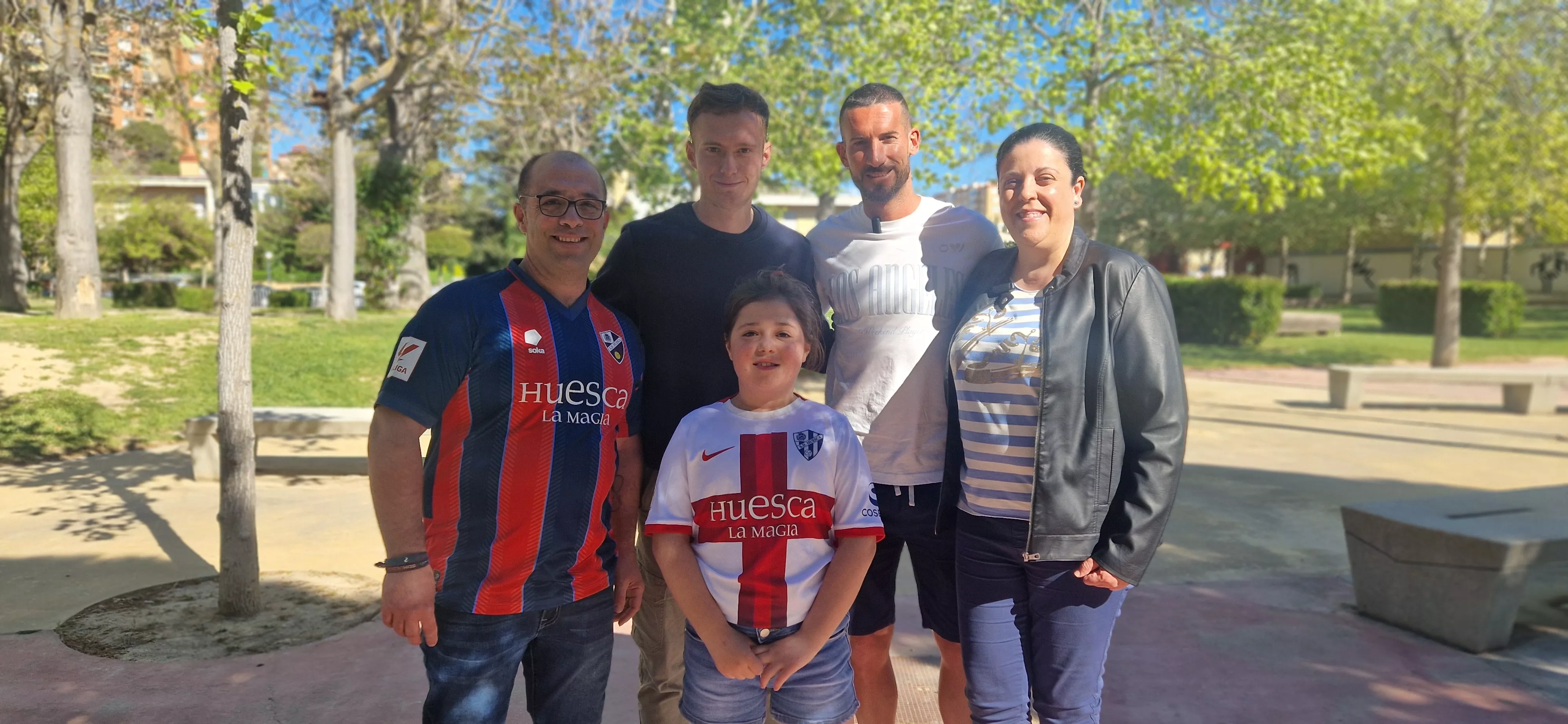  Campaña ¡Huesca, sí se puede! con Óscar Sielva y Rafa Tresaco. Foto Myriam Martínez