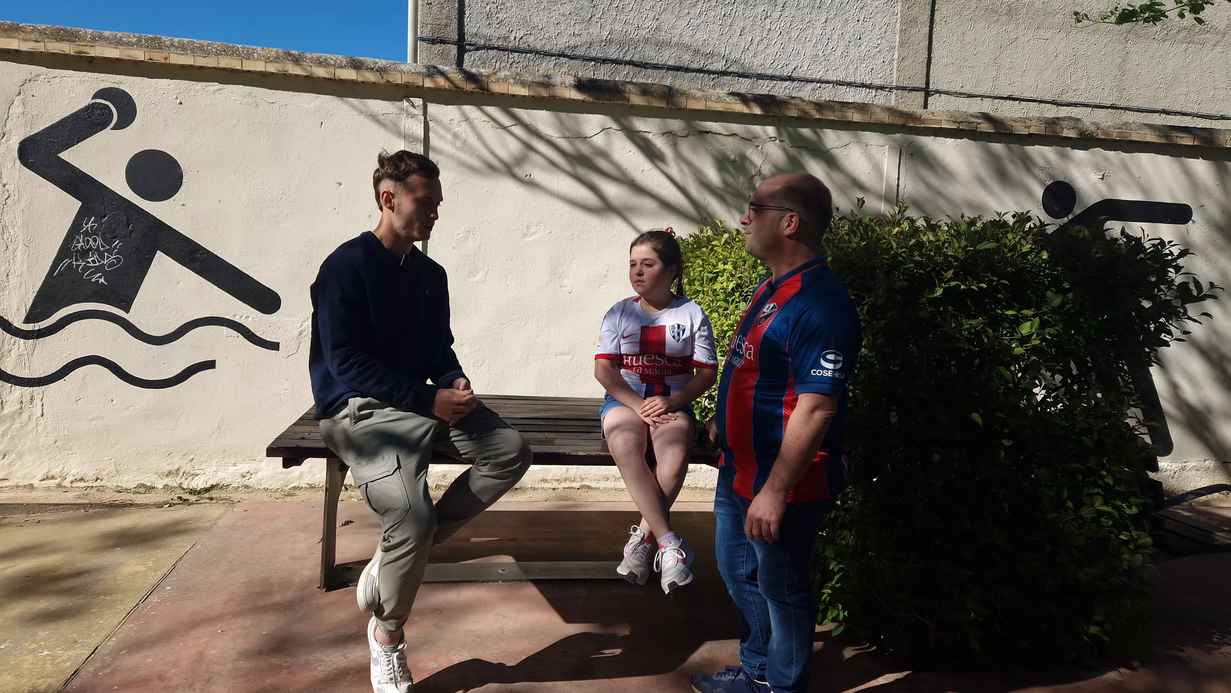  Campaña ¡Huesca, sí se puede! con Óscar Sielva y Rafa Tresaco. Foto Myriam Martínez