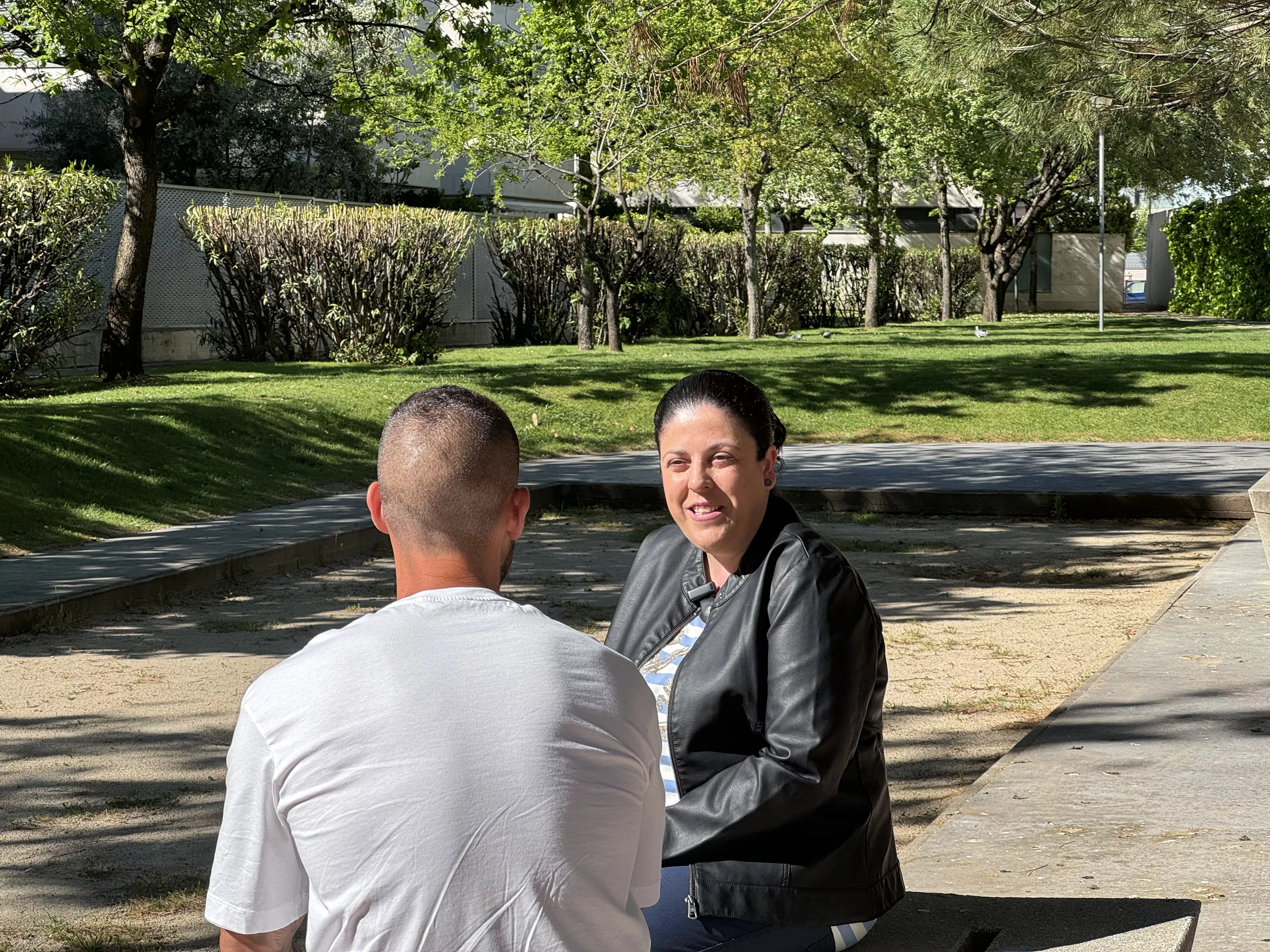  Campaña ¡Huesca, sí se puede! con Óscar Sielva y Rafa Tresaco. Foto Moisés Quintero