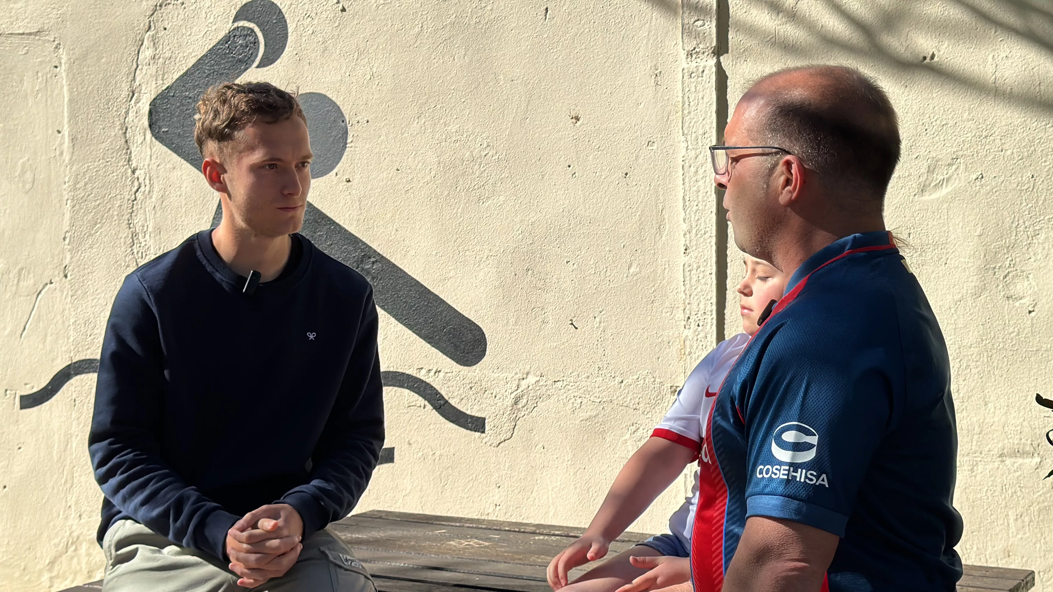  Campaña ¡Huesca, sí se puede! con Óscar Sielva y Rafa Tresaco. Foto Moisés Quintero