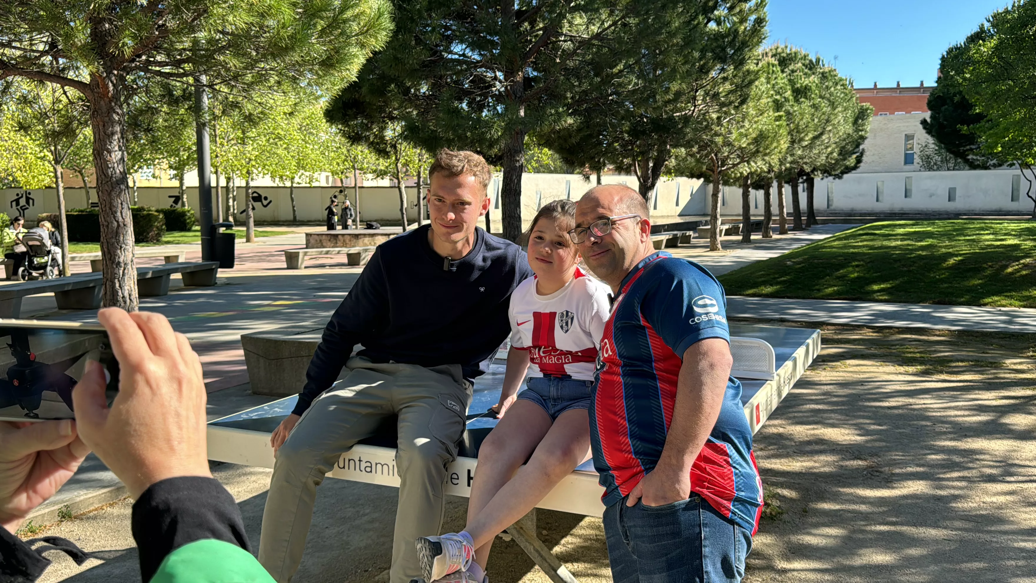  Campaña ¡Huesca, sí se puede! con Óscar Sielva y Rafa Tresaco. Foto Moisés Quintero