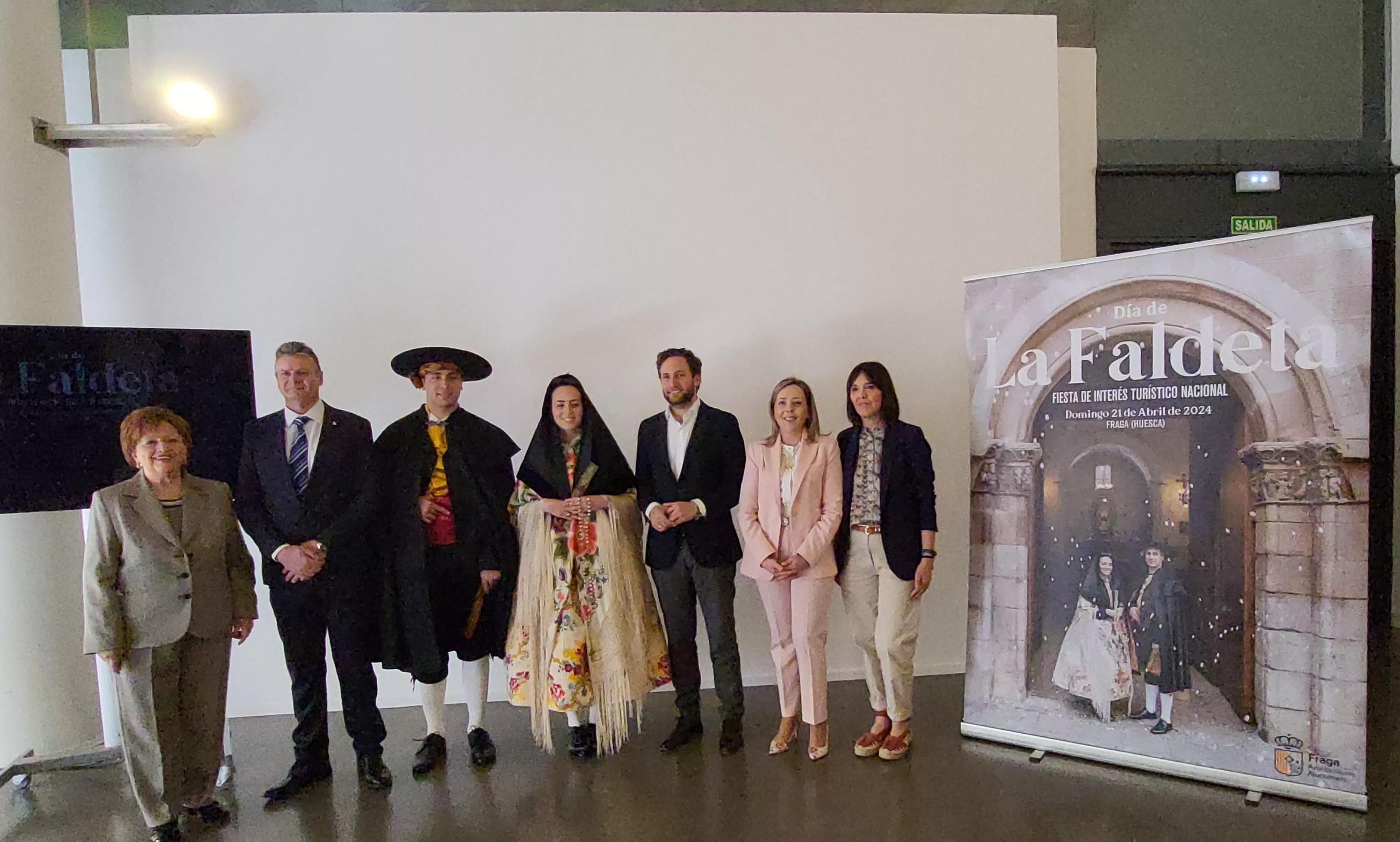 Presentación en Huesca del Día de La Faldeta de Fraga en la DPH.