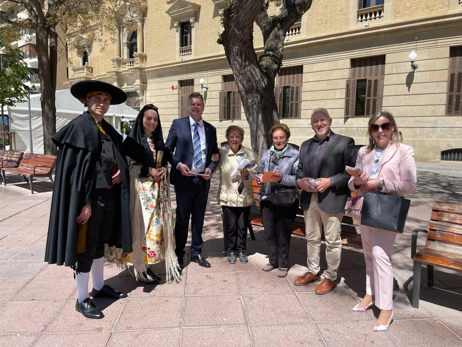 Presentación en Huesca del Día de La Faldeta de Fraga.