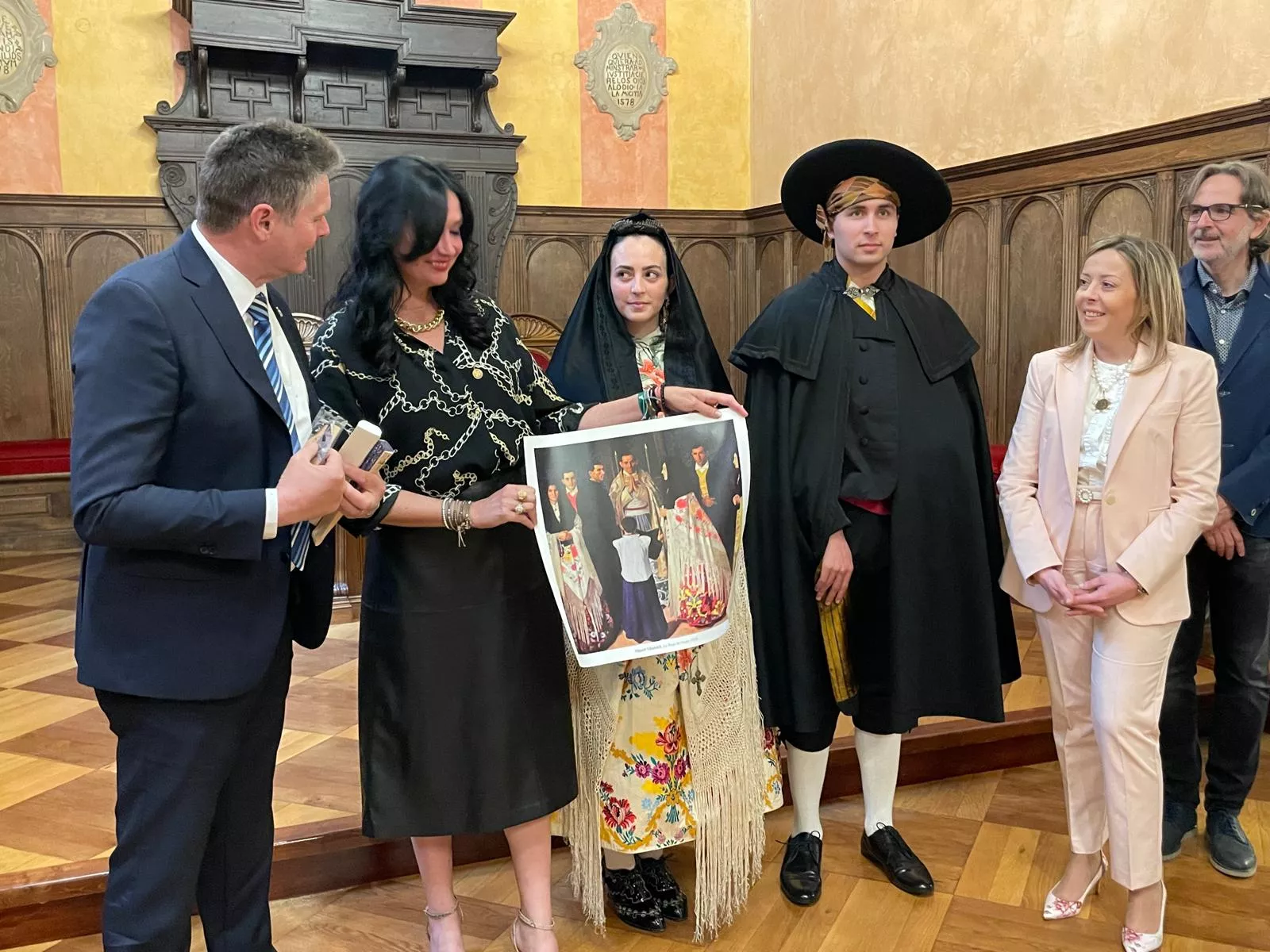 Presentación en Huesca del Día de La Faldeta de Fraga.