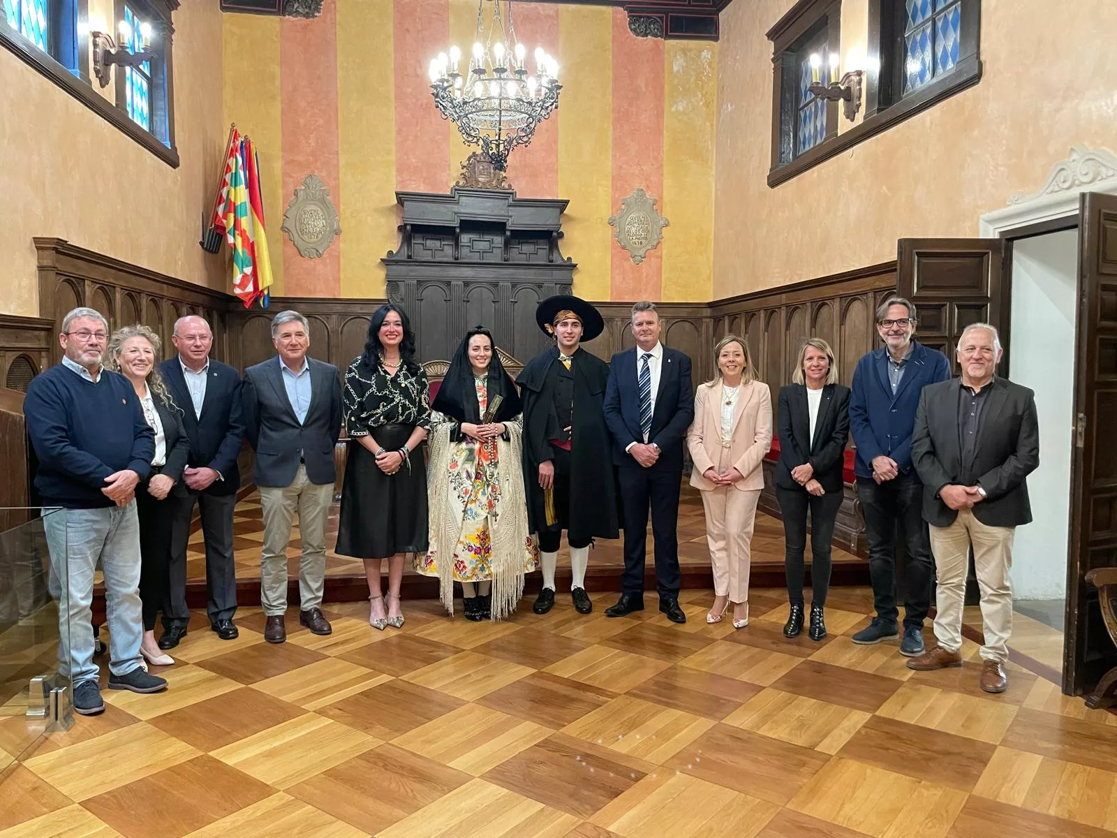 Presentación en Huesca del Día de La Faldeta de Fraga.