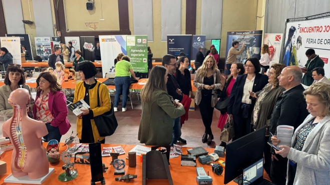 Imagen de la Feria de Orientación y Empleo de La Litera en el recinto ferial de Binéfar. Imagen de la Feria de Orientación y Empleo de La Litera en el recinto ferial de Binéfar.