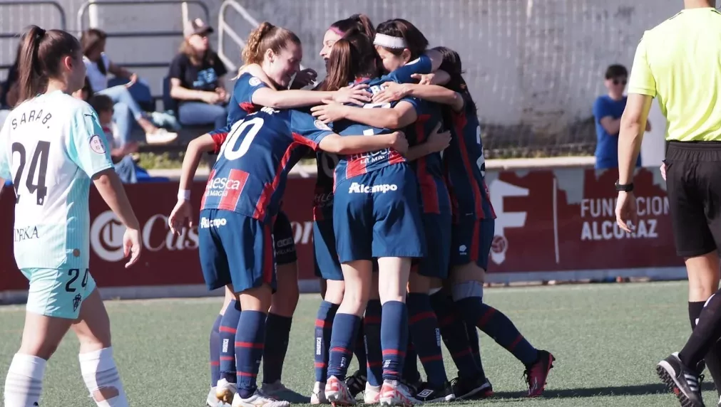 El Huesca Femenino gana y sella la salvación (3-0)