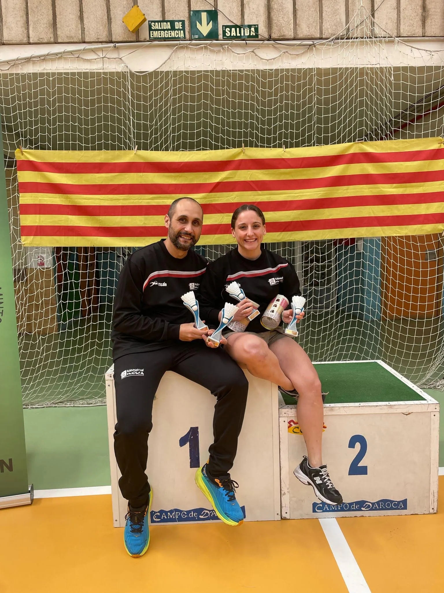 Javier Coronas y Cristina Roig ganaron los títulos individuales y el dobles mixto.