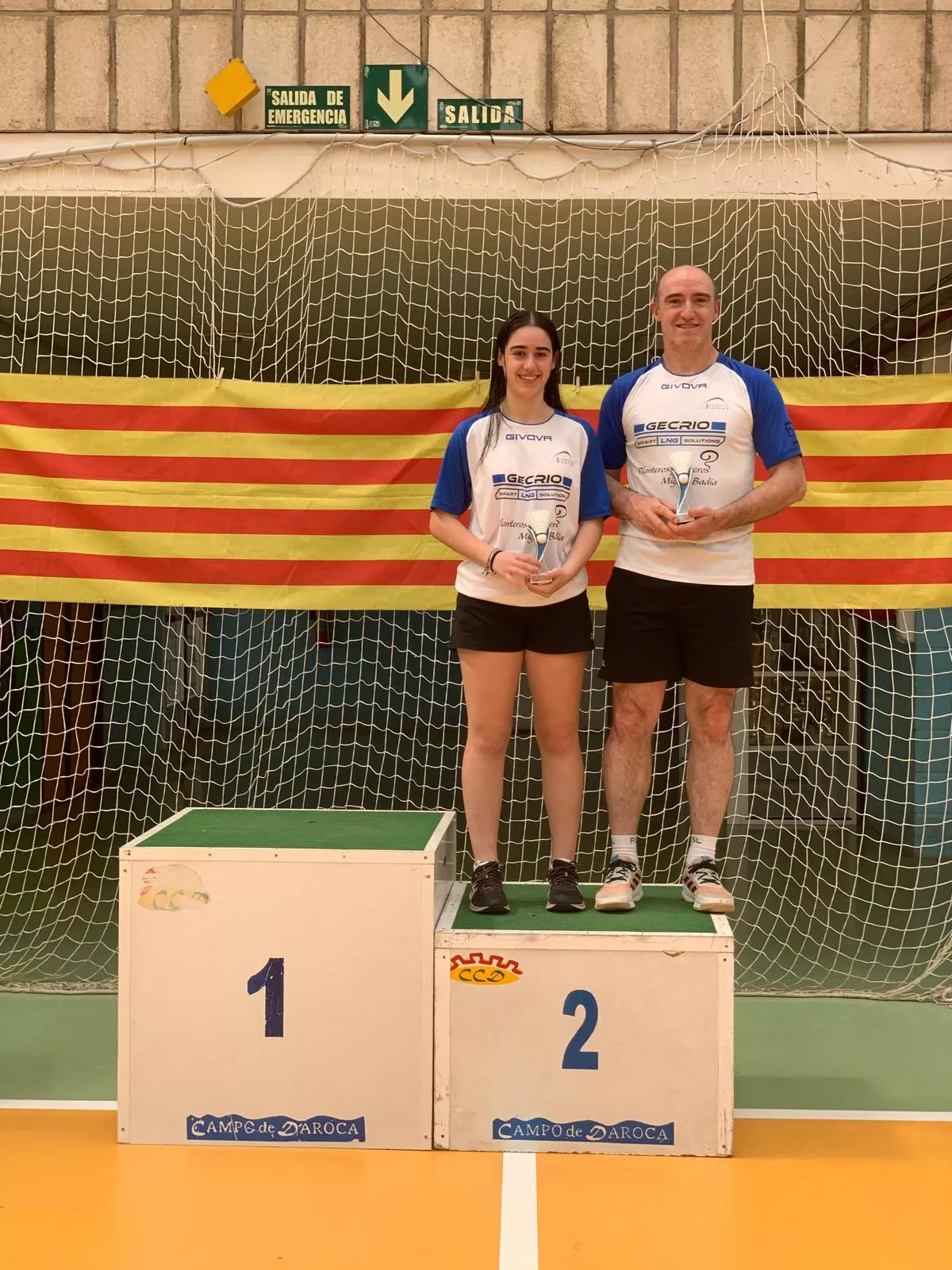 Jara Marco Eduardo Marco, subcampeones doble mixto