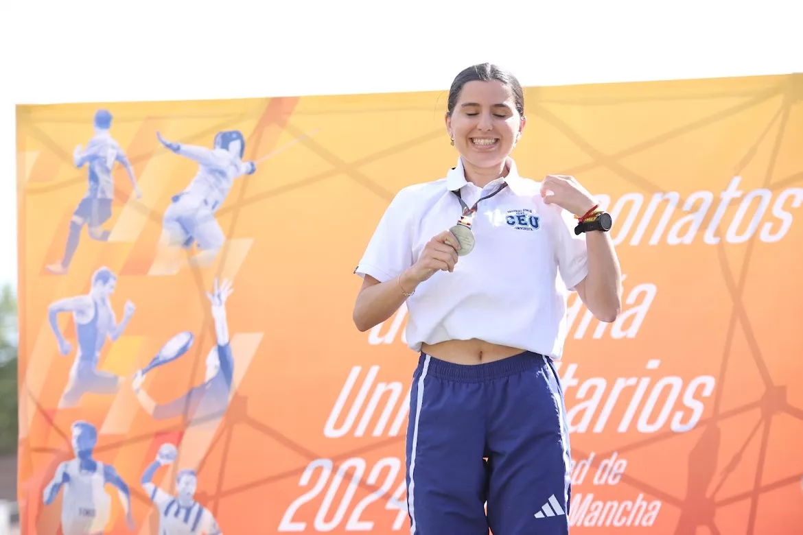 Eva Rico, de nuevo en el podio.