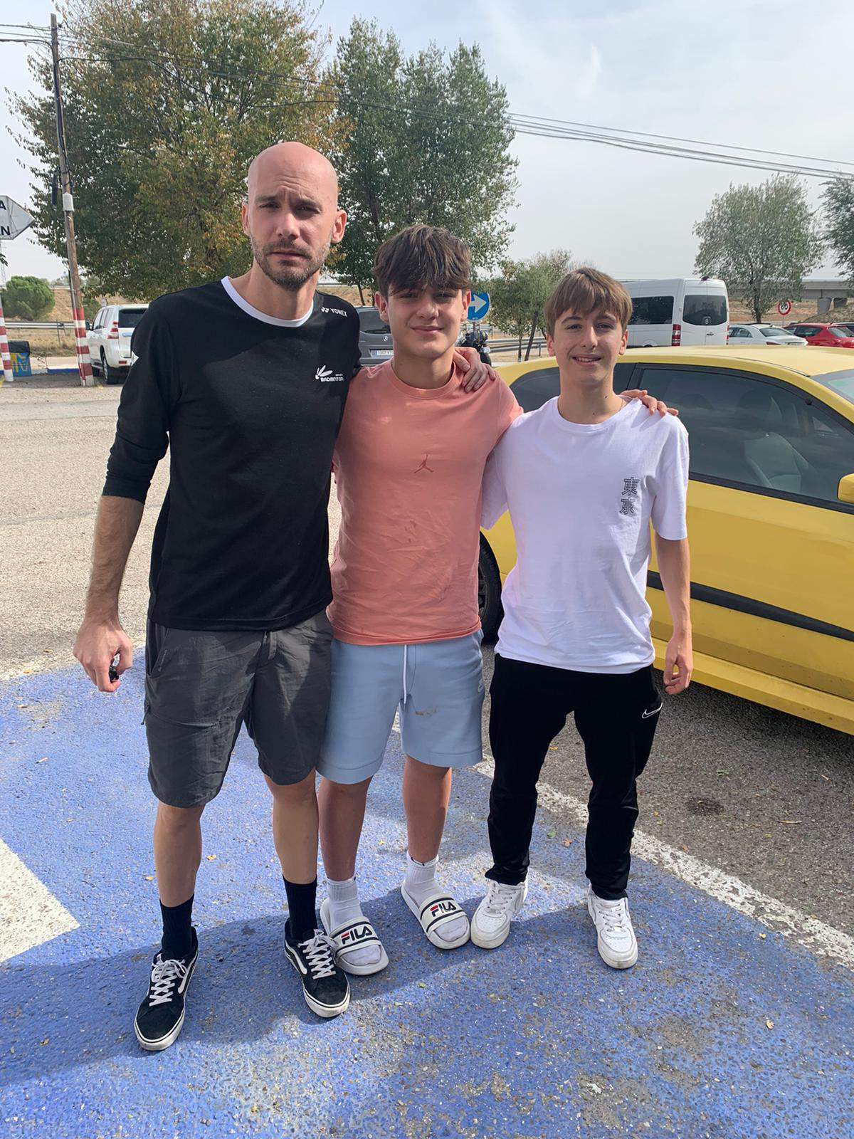 Roberto González,  Raúl Bergua y Gonzalo Isábal