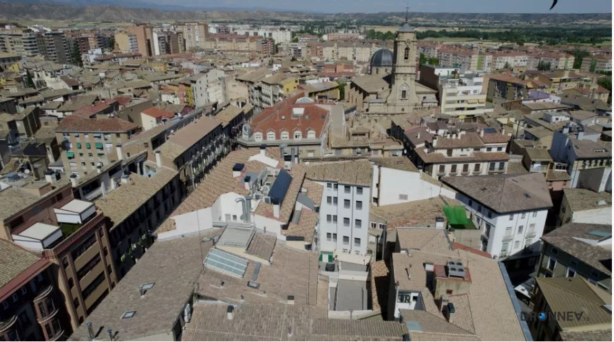 Barrio de San Lorenzo, donde Verdes Equo se suma a los vecinos frente a los problemas de los locales de ocio. Foto DRONNEA