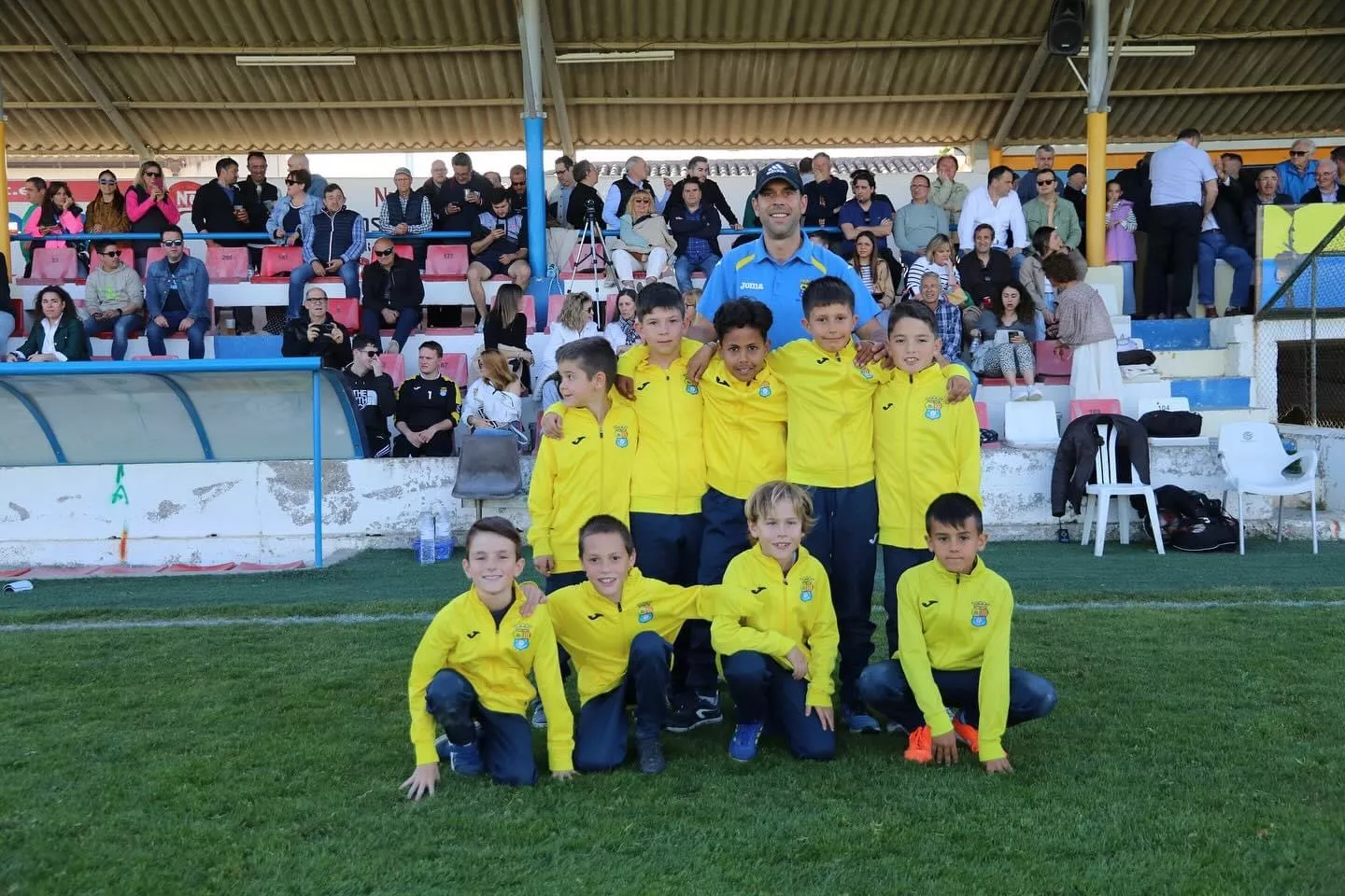 Imágenes de la presentación de la cantera de la AD Almudévar