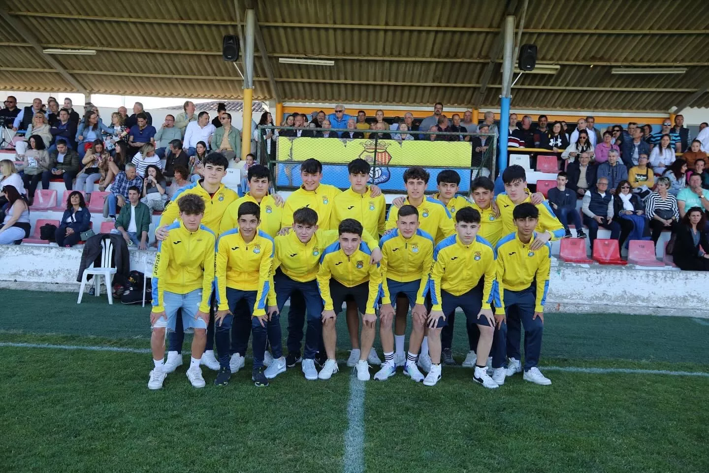 Imágenes de la presentación de la cantera de la AD Almudévar