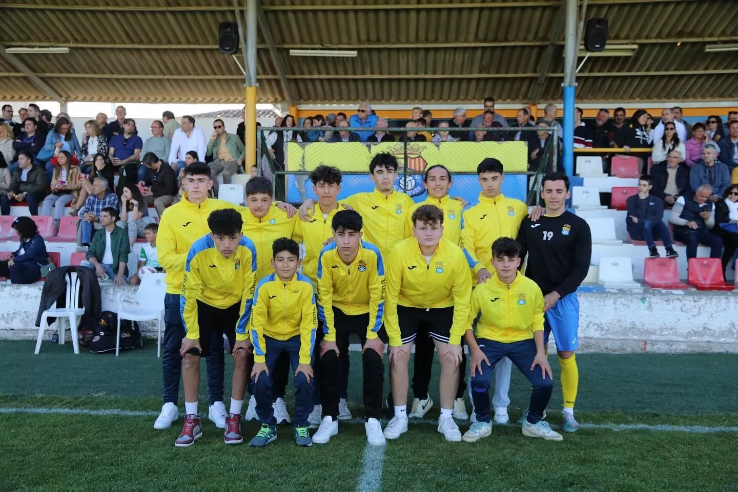 Imágenes de la presentación de la cantera de la AD Almudévar