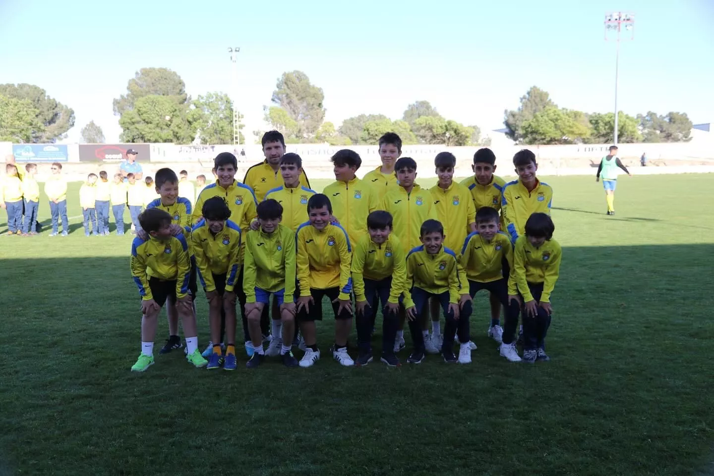 Imágenes de la presentación de la cantera de la AD Almudévar