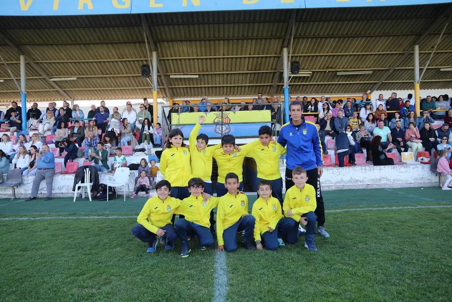 Imágenes de la presentación de la cantera de la AD Almudévar