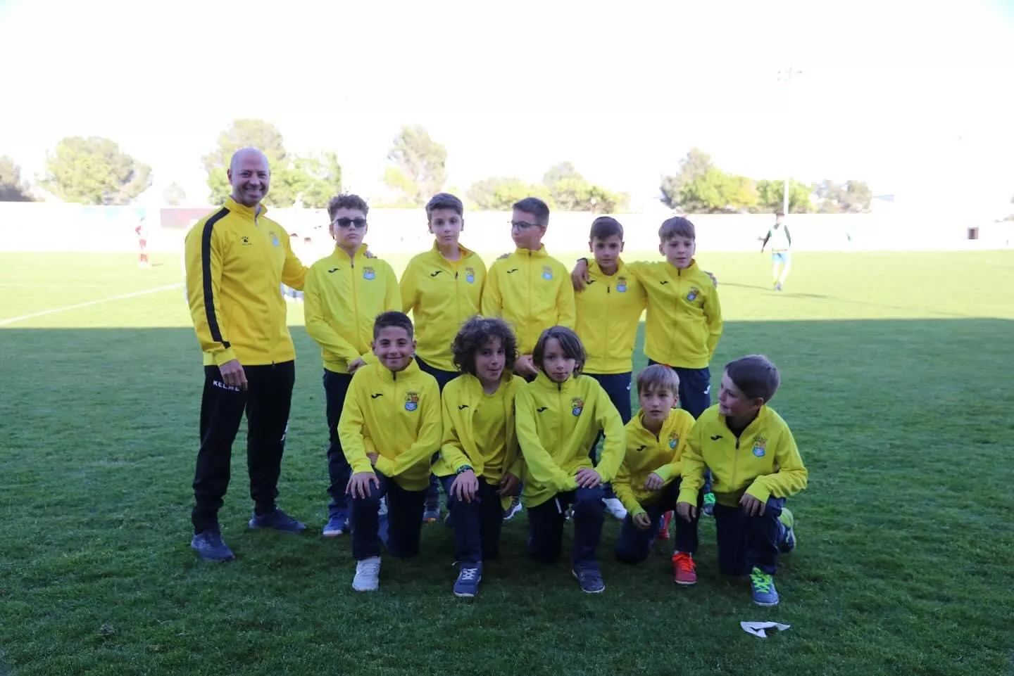 Imágenes de la presentación de la cantera de la AD Almudévar