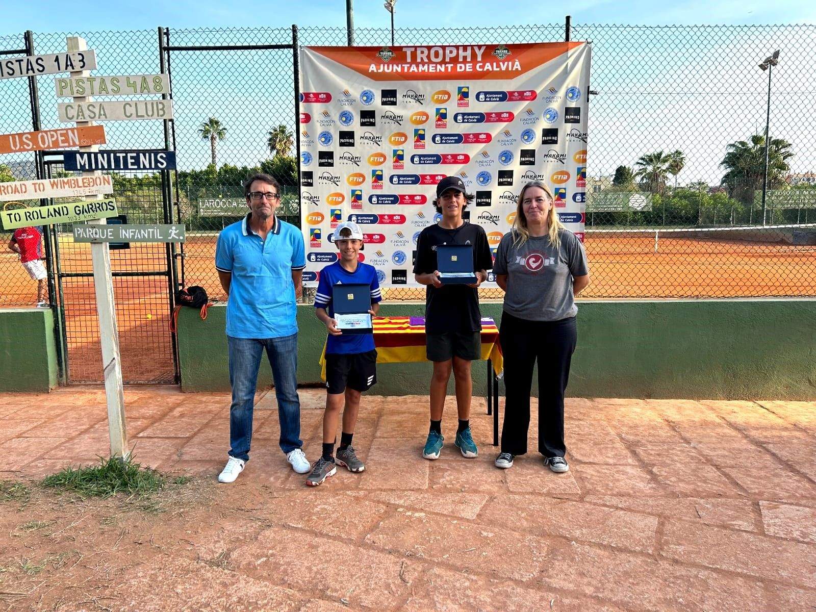 Gonzalo Corrales y Escarda, campeones del torneo balear.