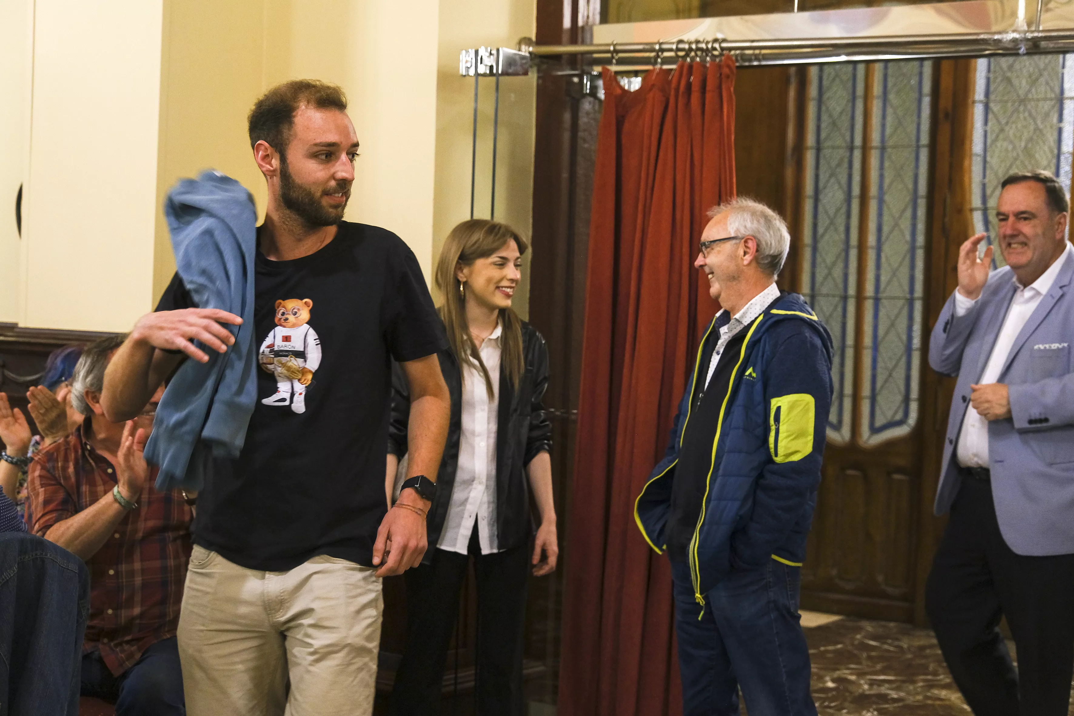 Fiesta de jubilación de Miguel Ángel Blasco, Pichichi. Foto Alejandro Sanagustín