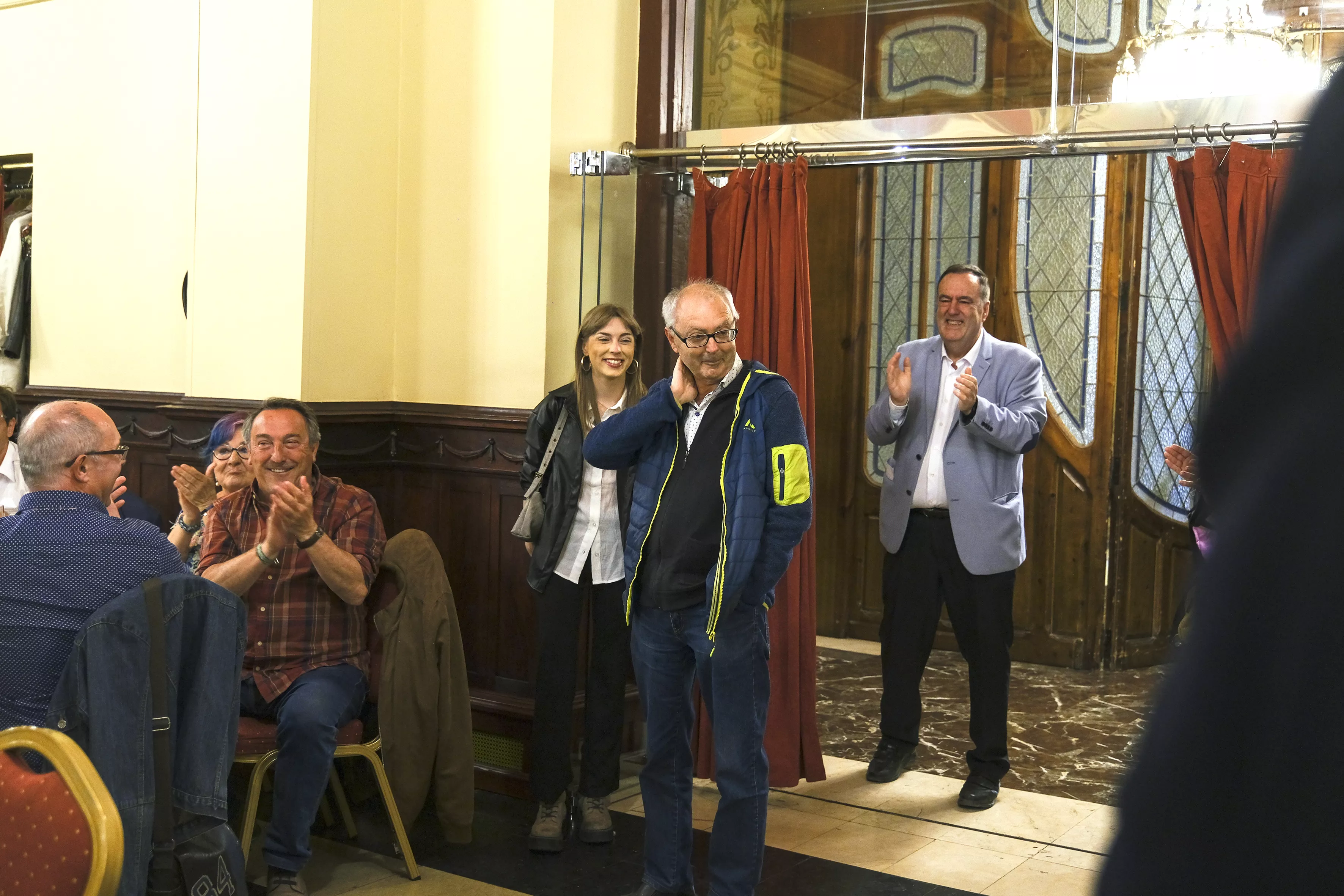 Fiesta de jubilación de Miguel Ángel Blasco, Pichichi. Foto Alejandro Sanagustín