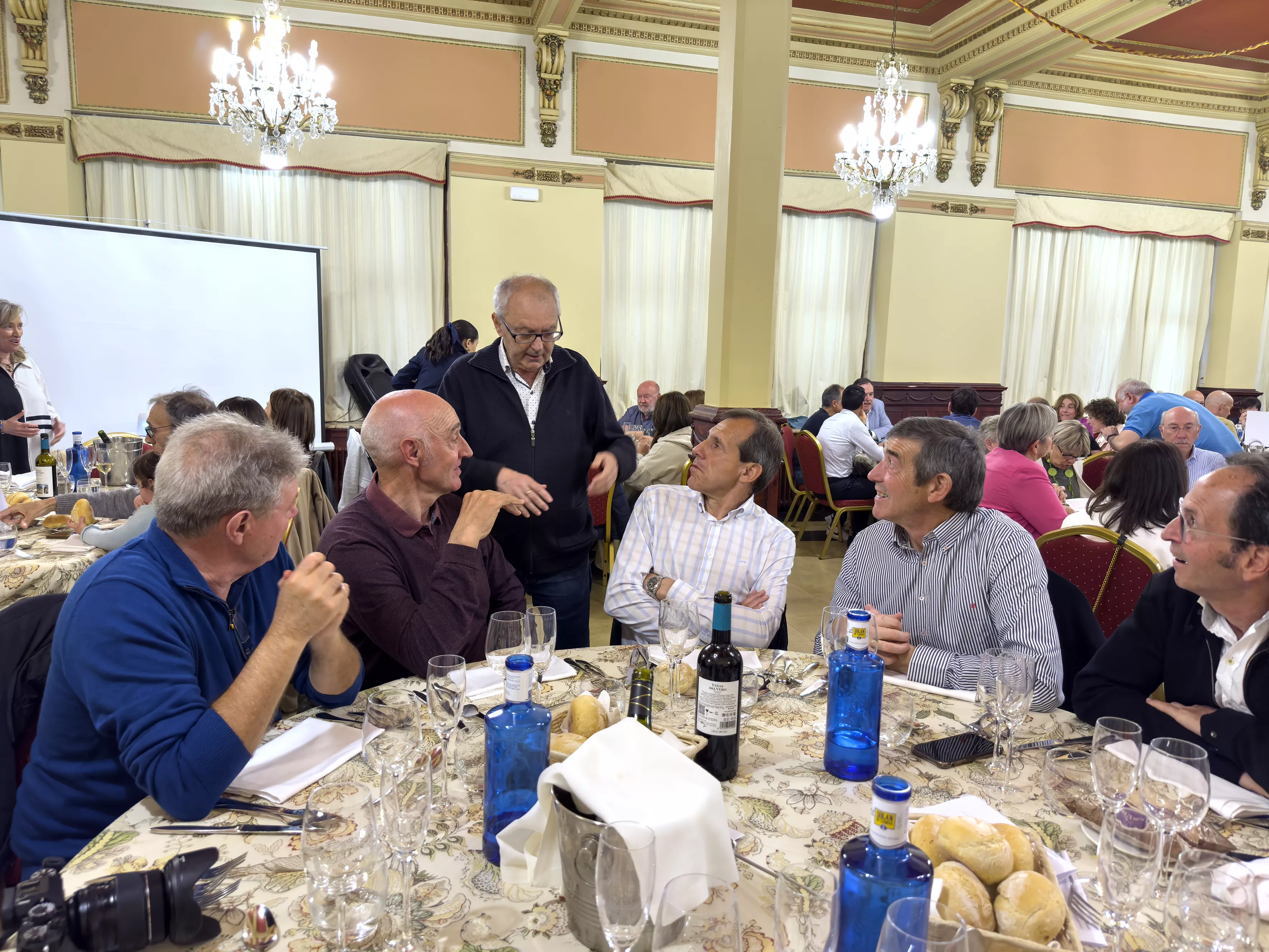 Fiesta de jubilación de Miguel Ángel Blasco, Pichichi. Foto Alejandro Sanagustín