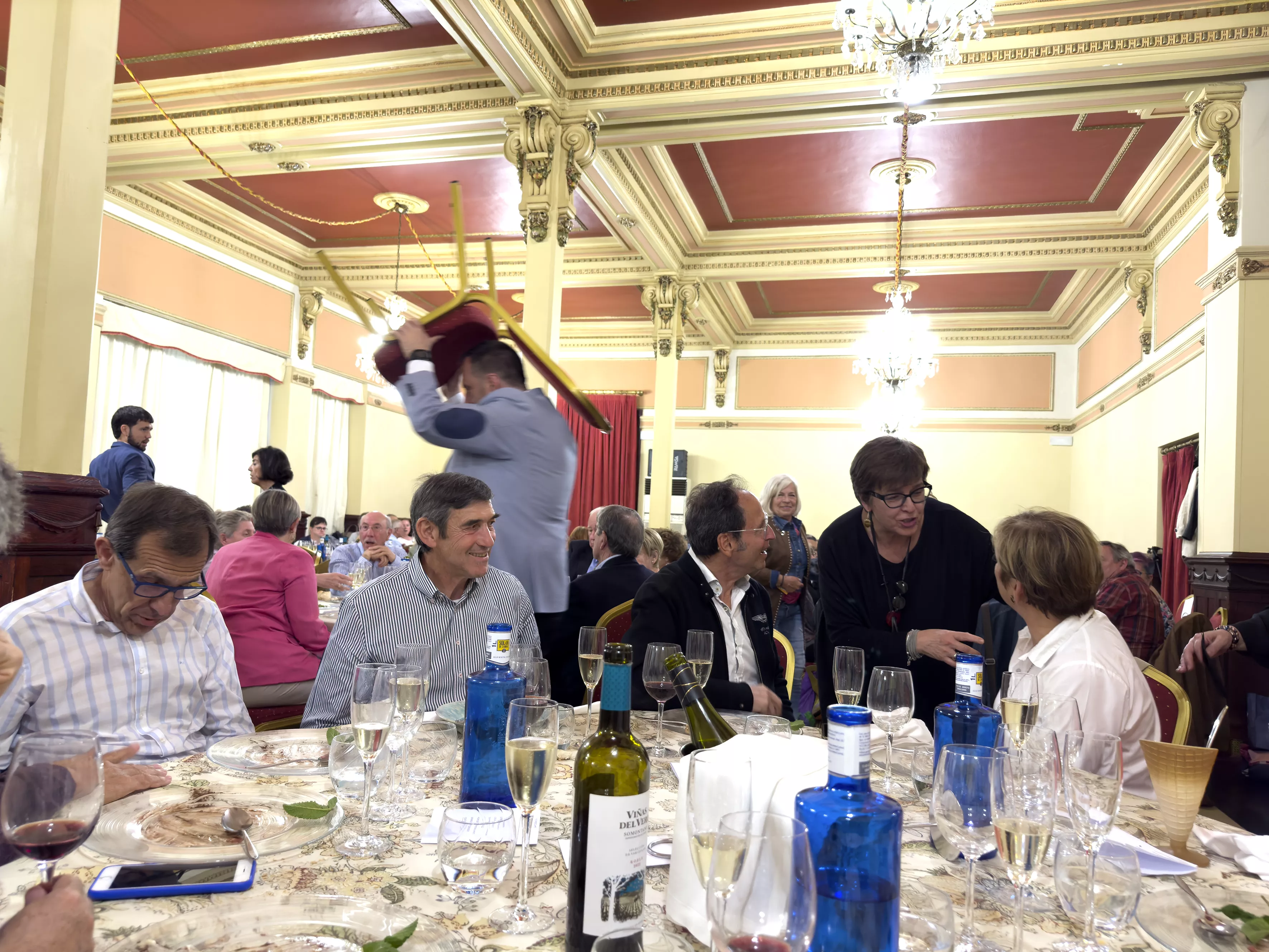 Fiesta de jubilación de Miguel Ángel Blasco, Pichichi. Foto Alejandro Sanagustín