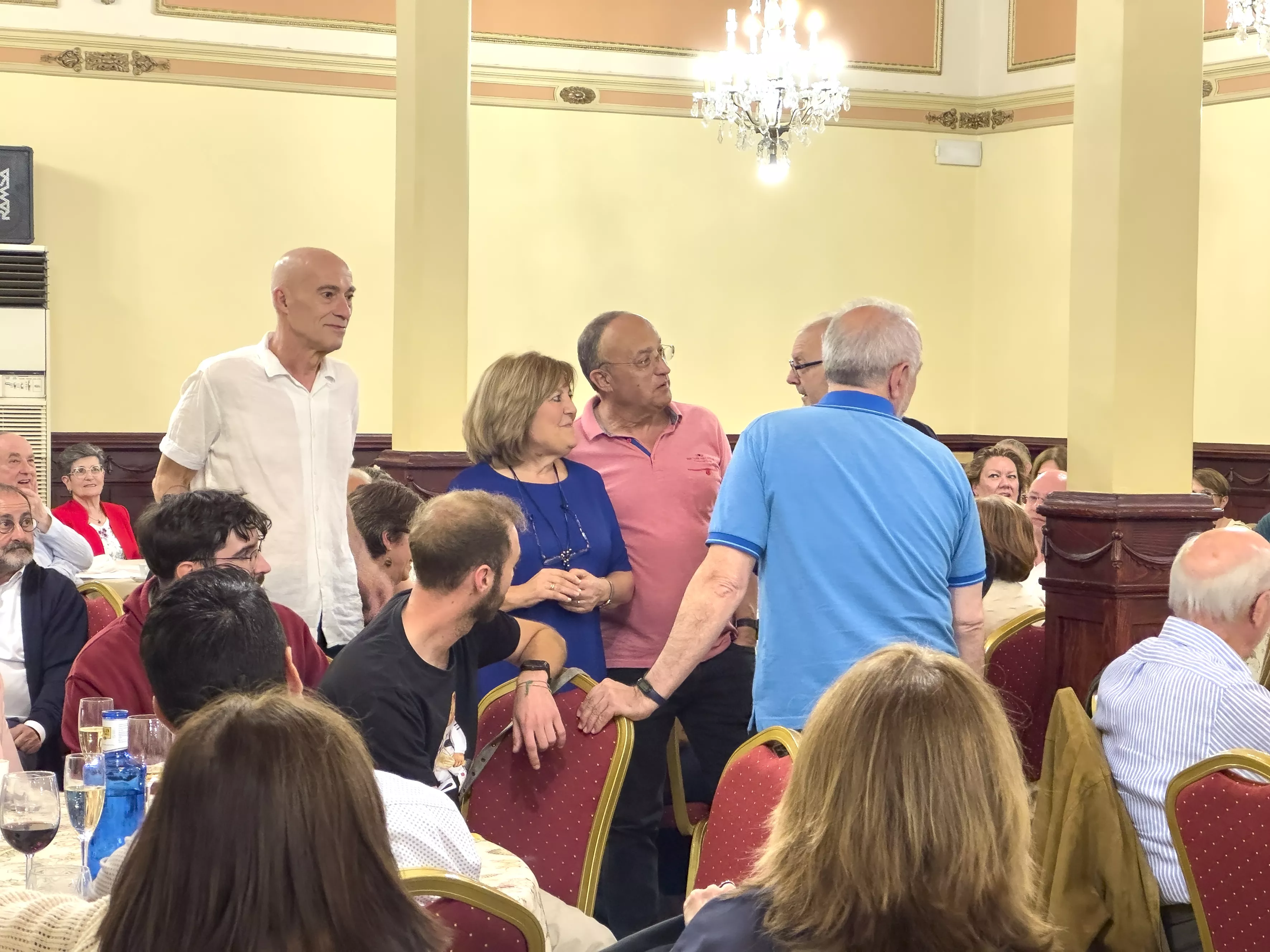 Fiesta de jubilación de Miguel Ángel Blasco, Pichichi. Foto Alejandro Sanagustín