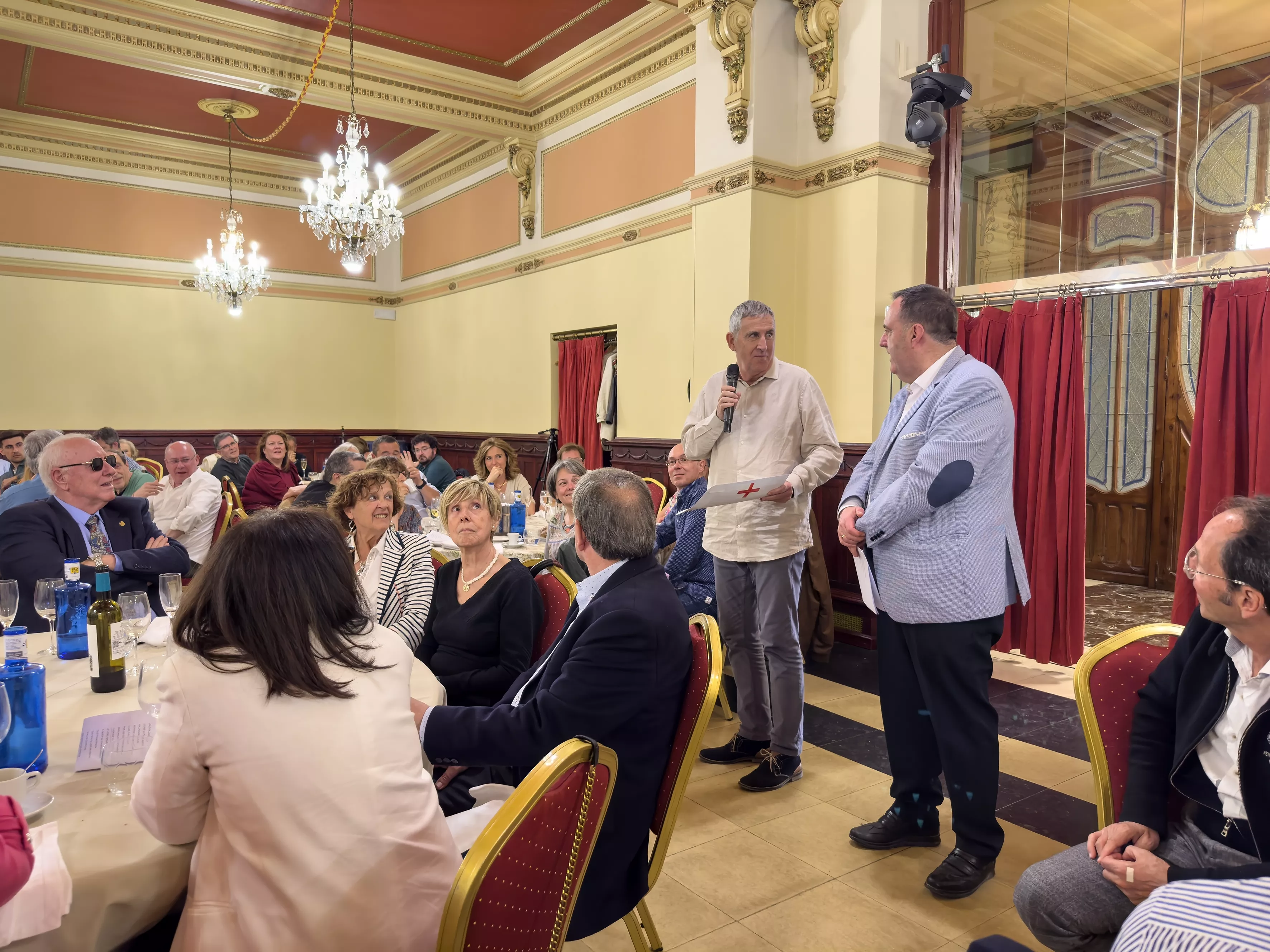 Fiesta de jubilación de Miguel Ángel Blasco, Pichichi. Foto Alejandro Sanagustín