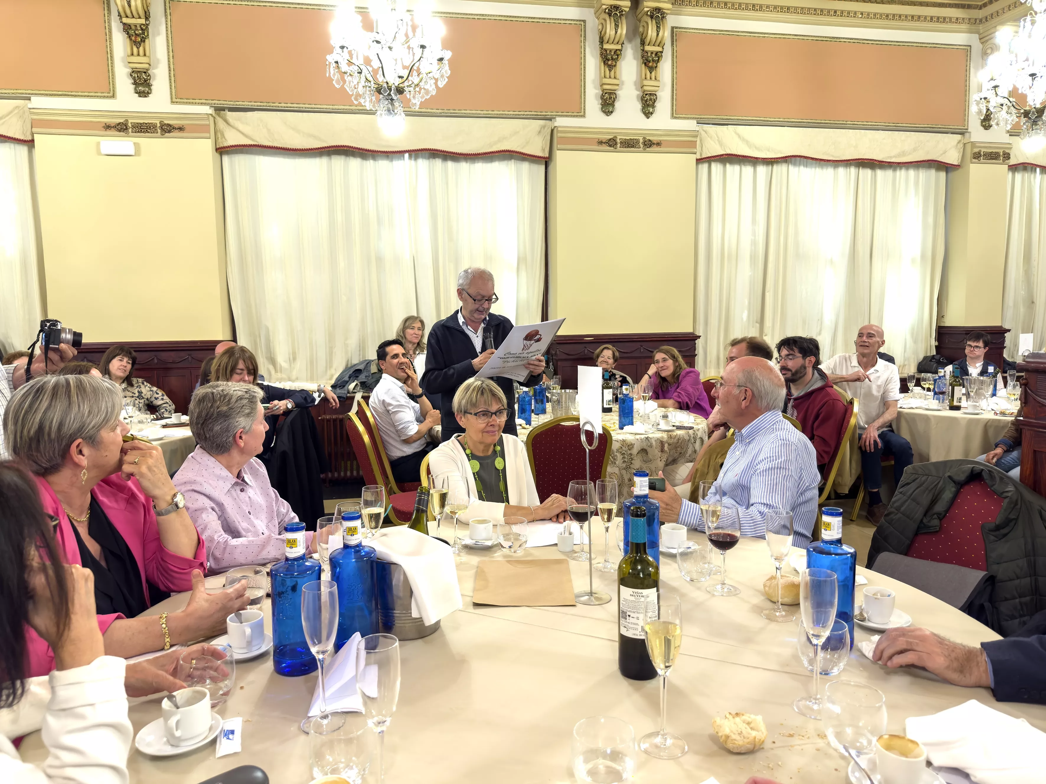 Fiesta de jubilación de Miguel Ángel Blasco, Pichichi. Foto Alejandro Sanagustín