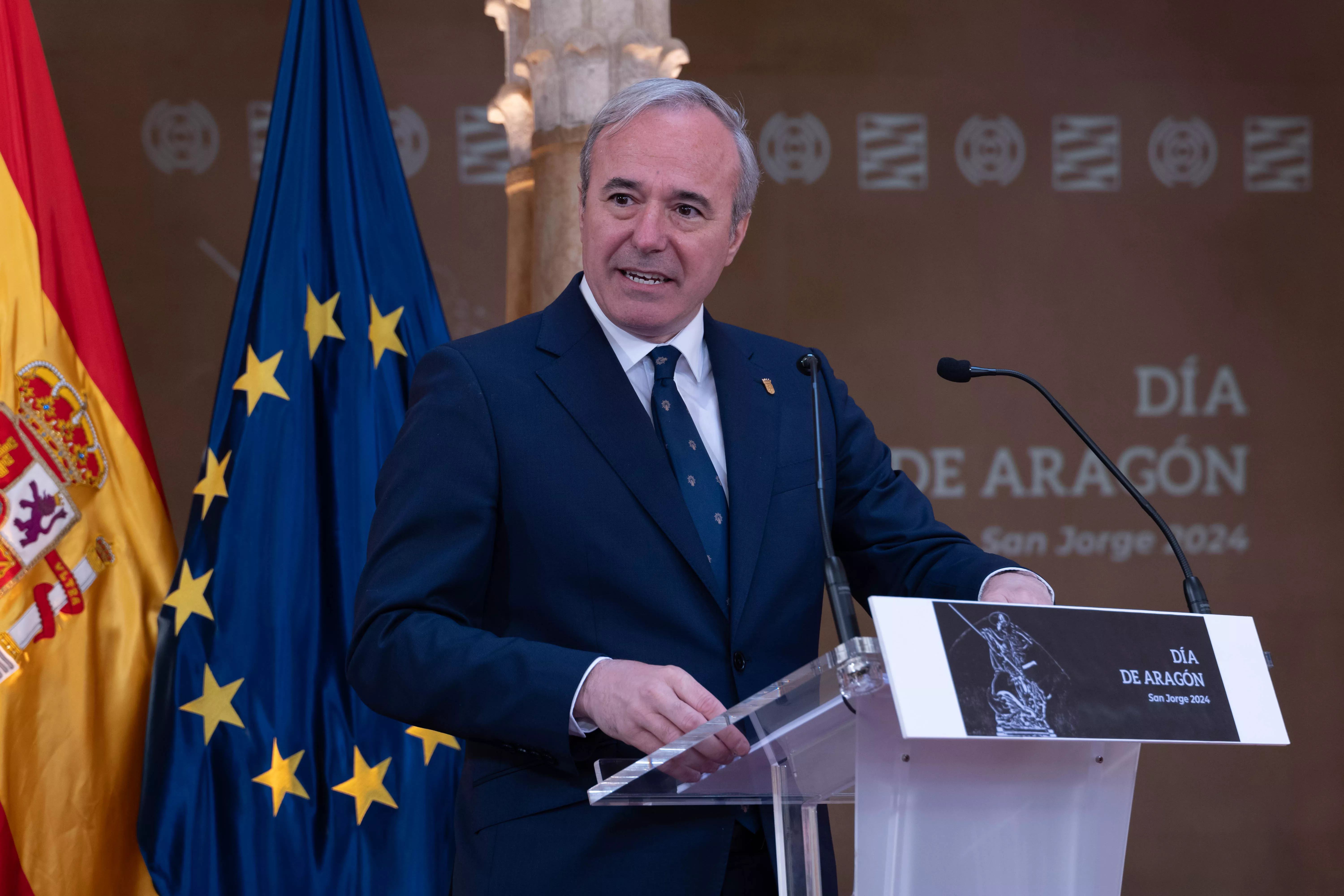 Celebración del Día de Aragón en el Palacio de la Aljafería de Zaragoza.