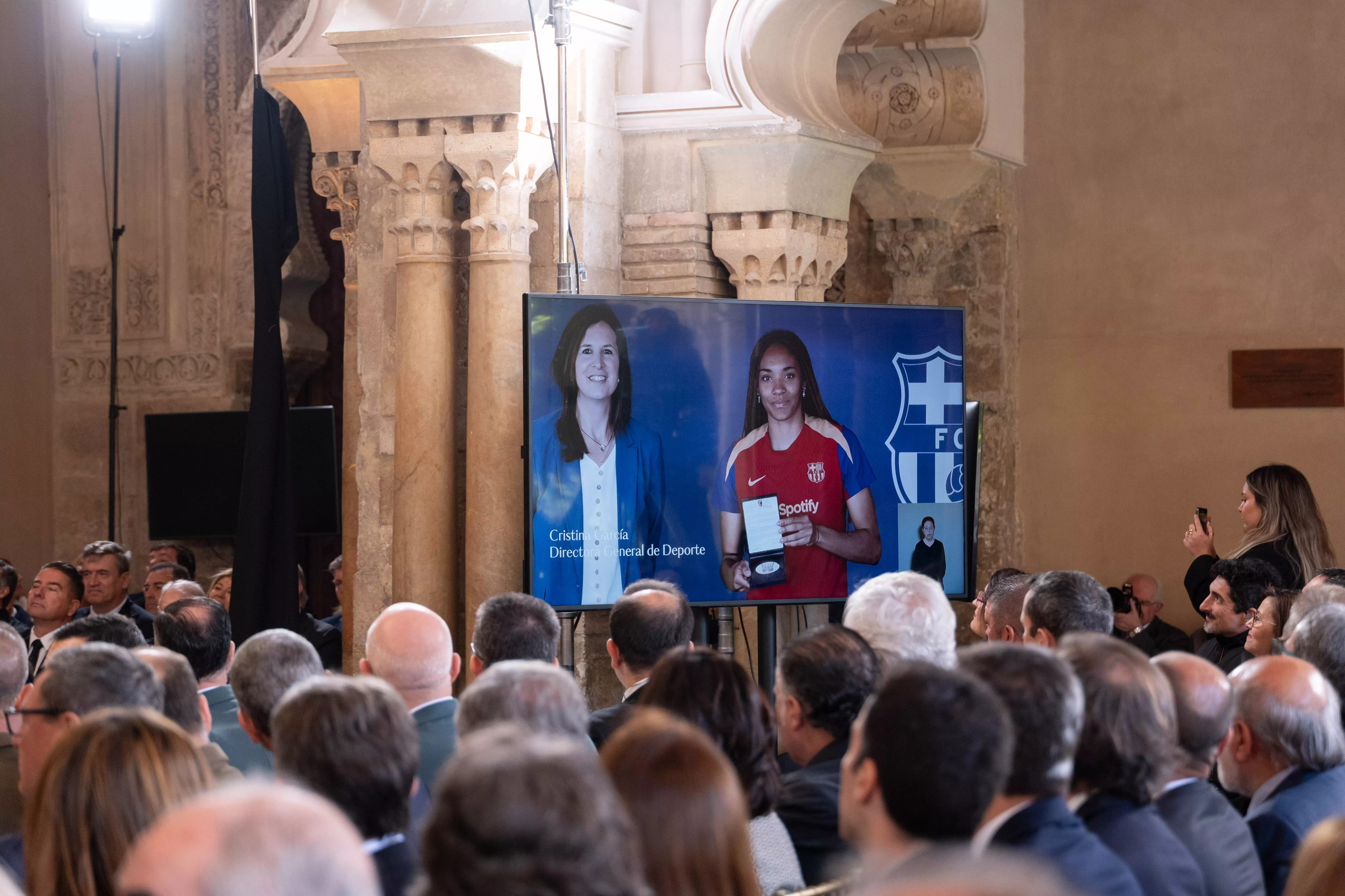 Celebración del Día de Aragón en el Palacio de la Aljafería de Zaragoza.