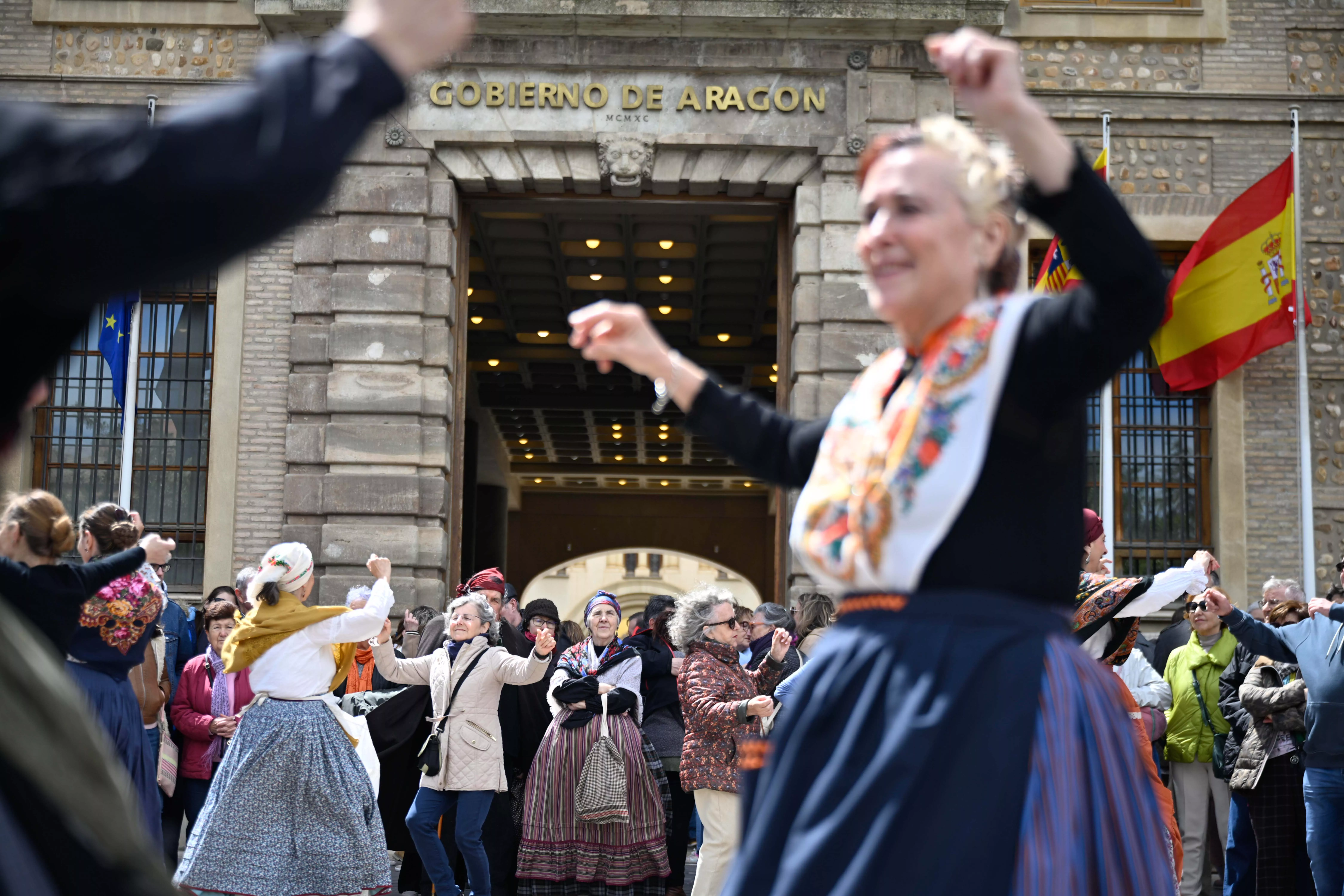 Celebración del Día de Aragón en el Palacio de la Aljafería de Zaragoza.