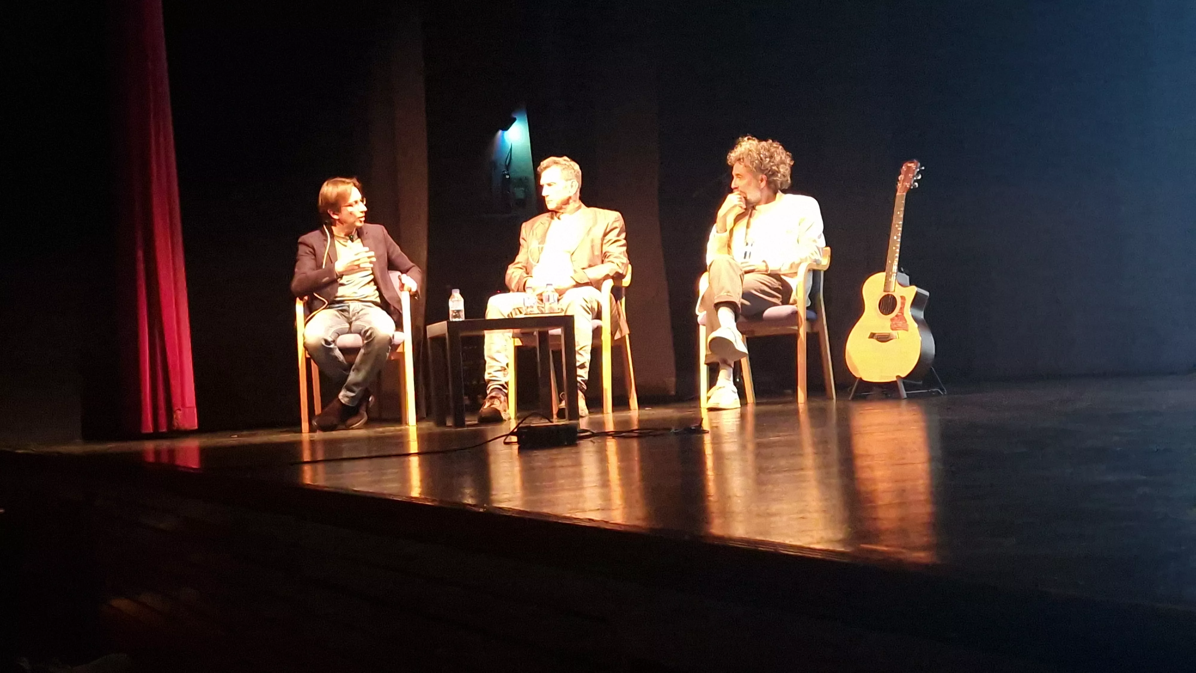 Javier Olivera, Alberto Gabarre y Raúl Usieto "Pécker". Foto Myriam Martínez