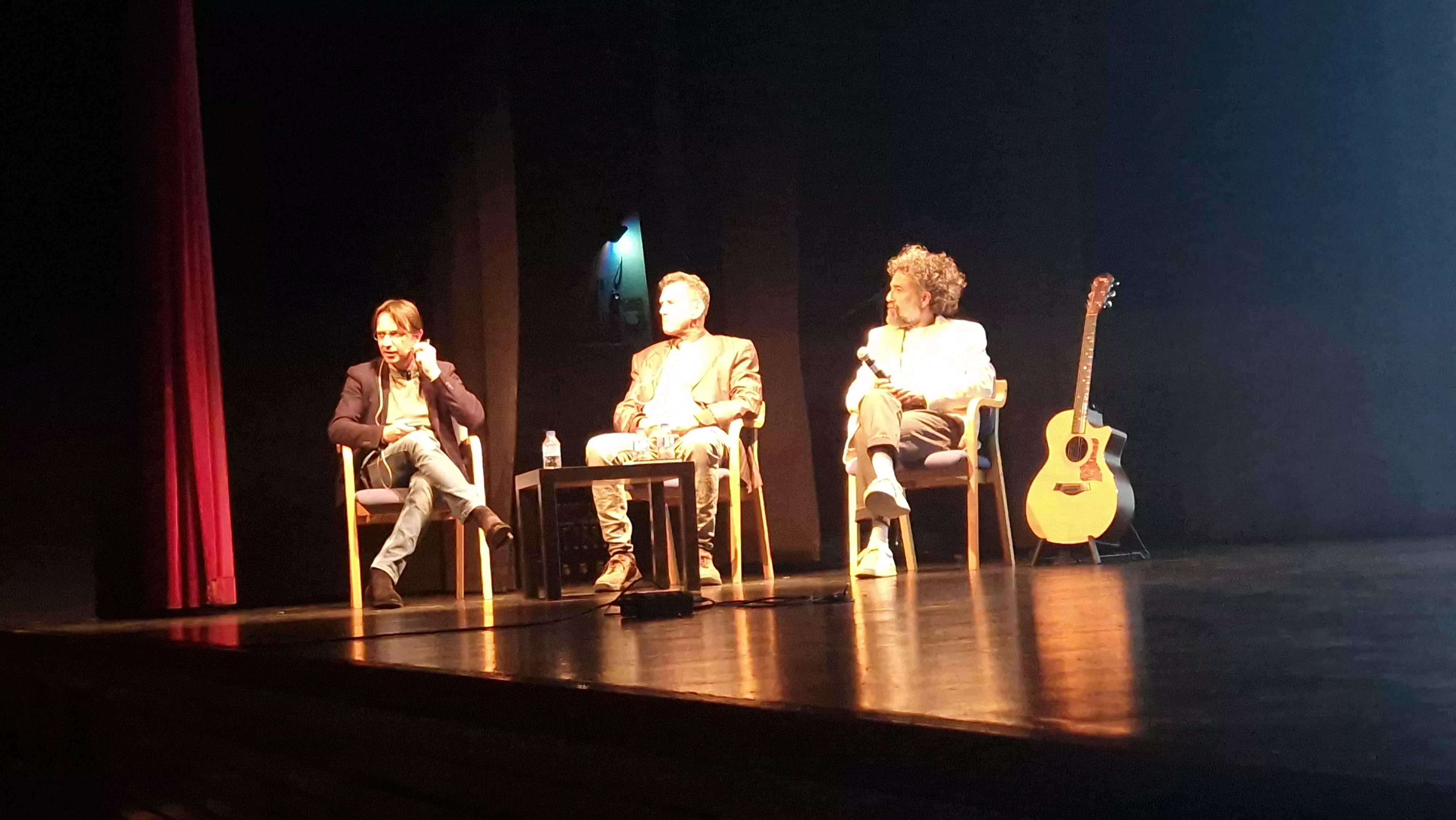 Javier Olivera, Alberto Gabarre y Raúl Usieto "Pécker". Foto Myriam Martínez