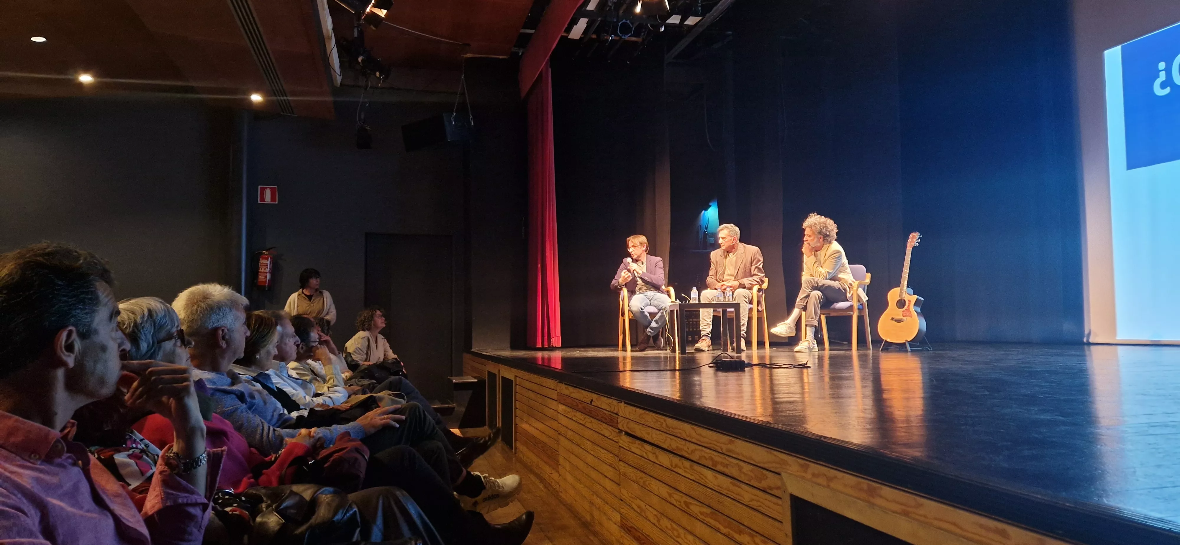 Javier Olivera, Alberto Gabarre y Raúl Usieto "Pécker". Foto Myriam Martínez