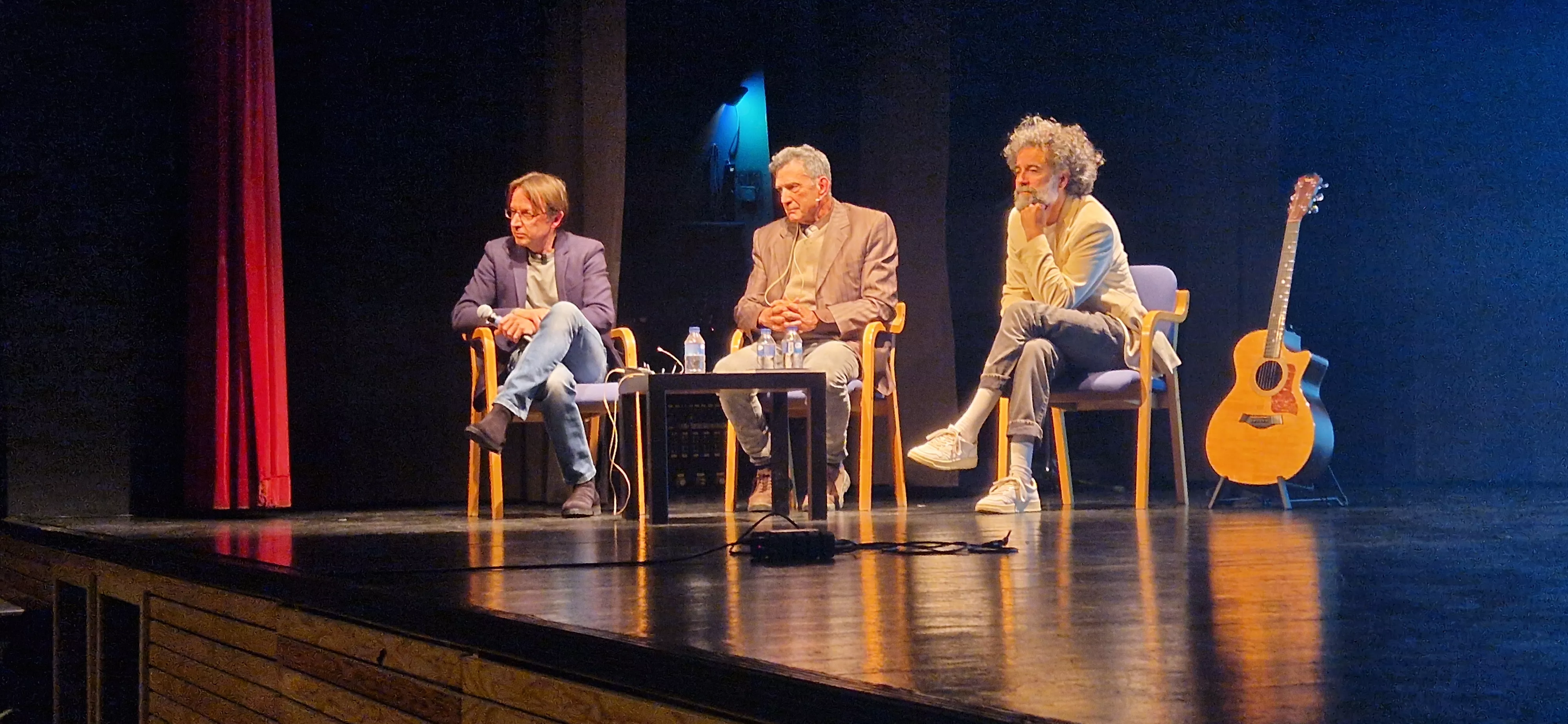 Javier Olivera, Alberto Gabarre y Raúl Usieto "Pécker". Foto Myriam Martínez