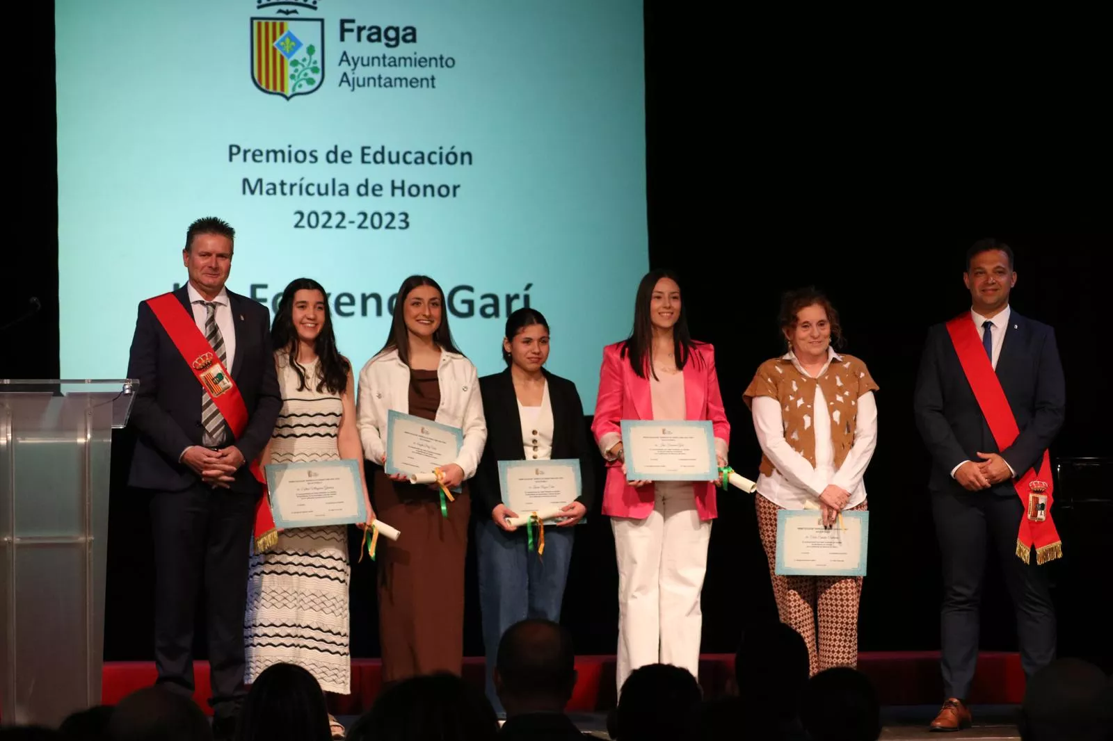 Honores y Distinciones del Ayuntamiento de Fraga