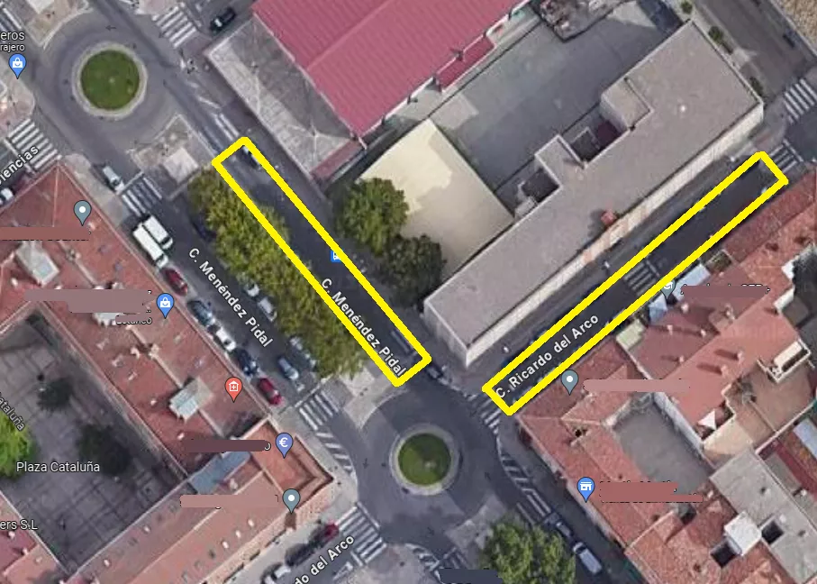 Zonas afectadas por el corte de tráfico.