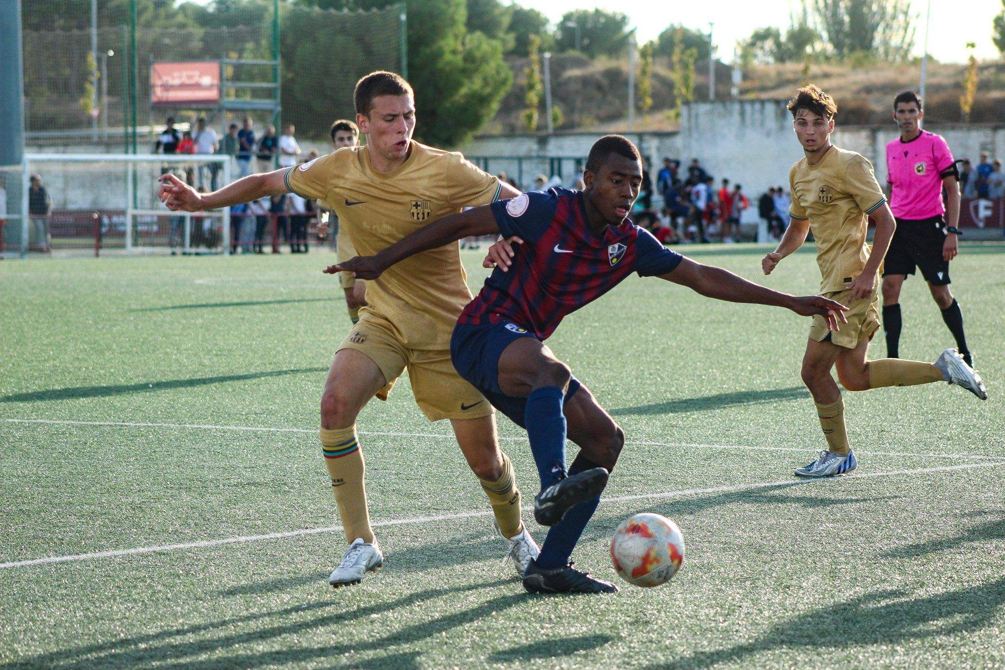 Imagen del Huesca 0-1 FC Barcelona de la pasada jornada. Foto: Fundación Alcoraz