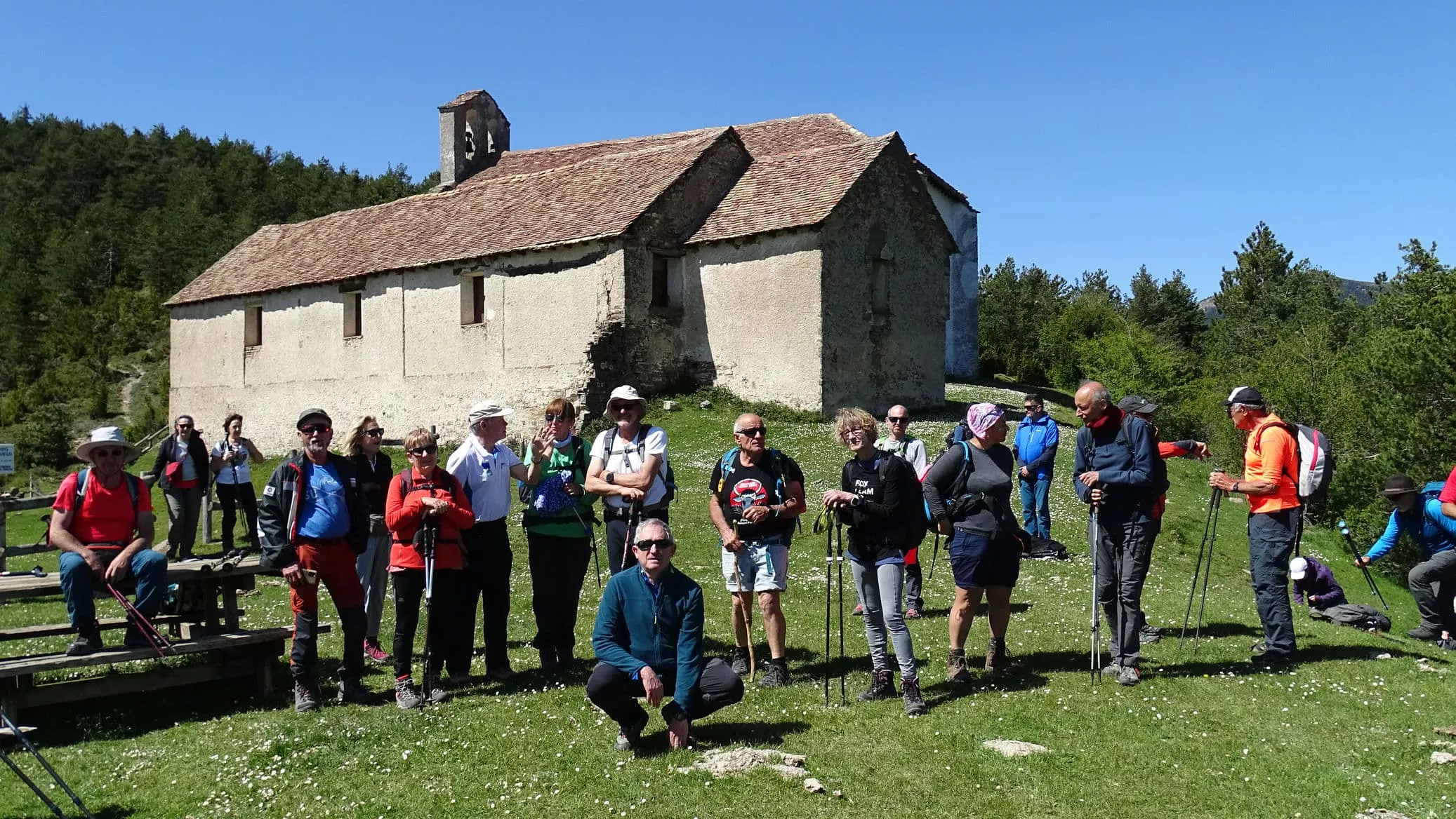 En la ermita. Foto Alfredo Zazo